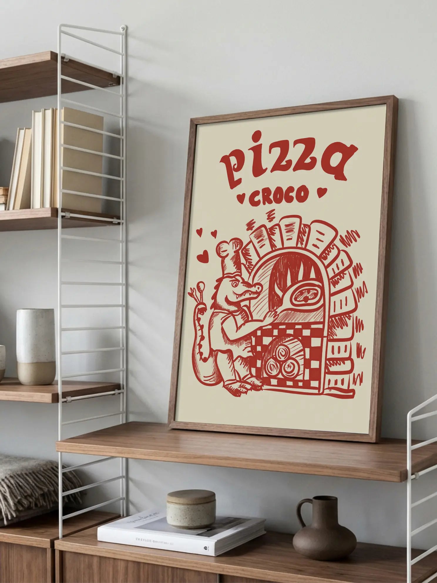 Pizza Croco Poster
