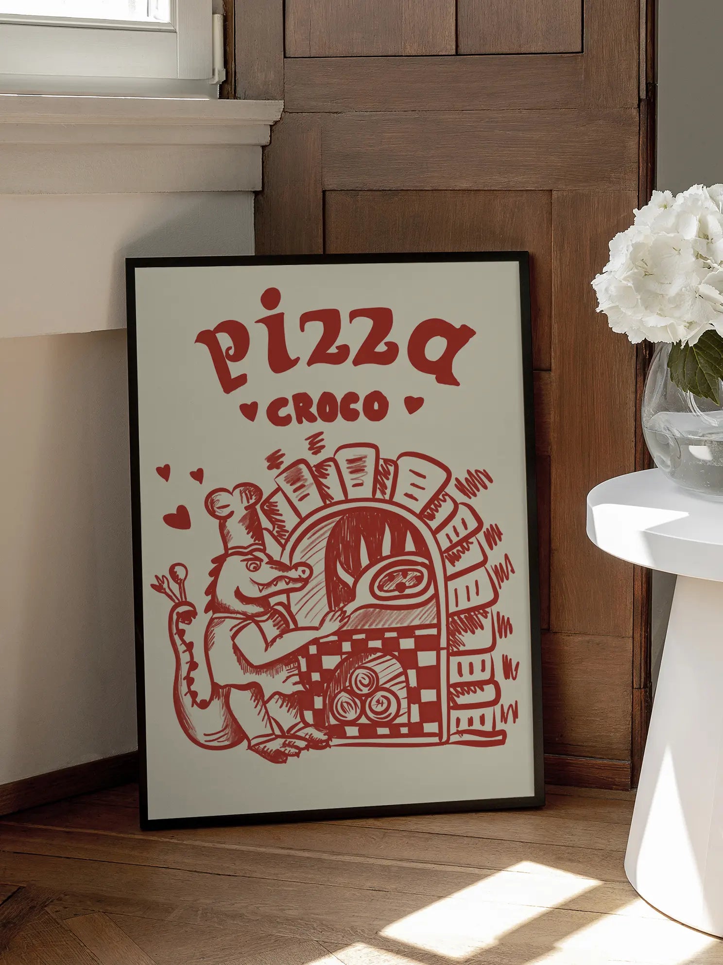 Pizza Croco Poster