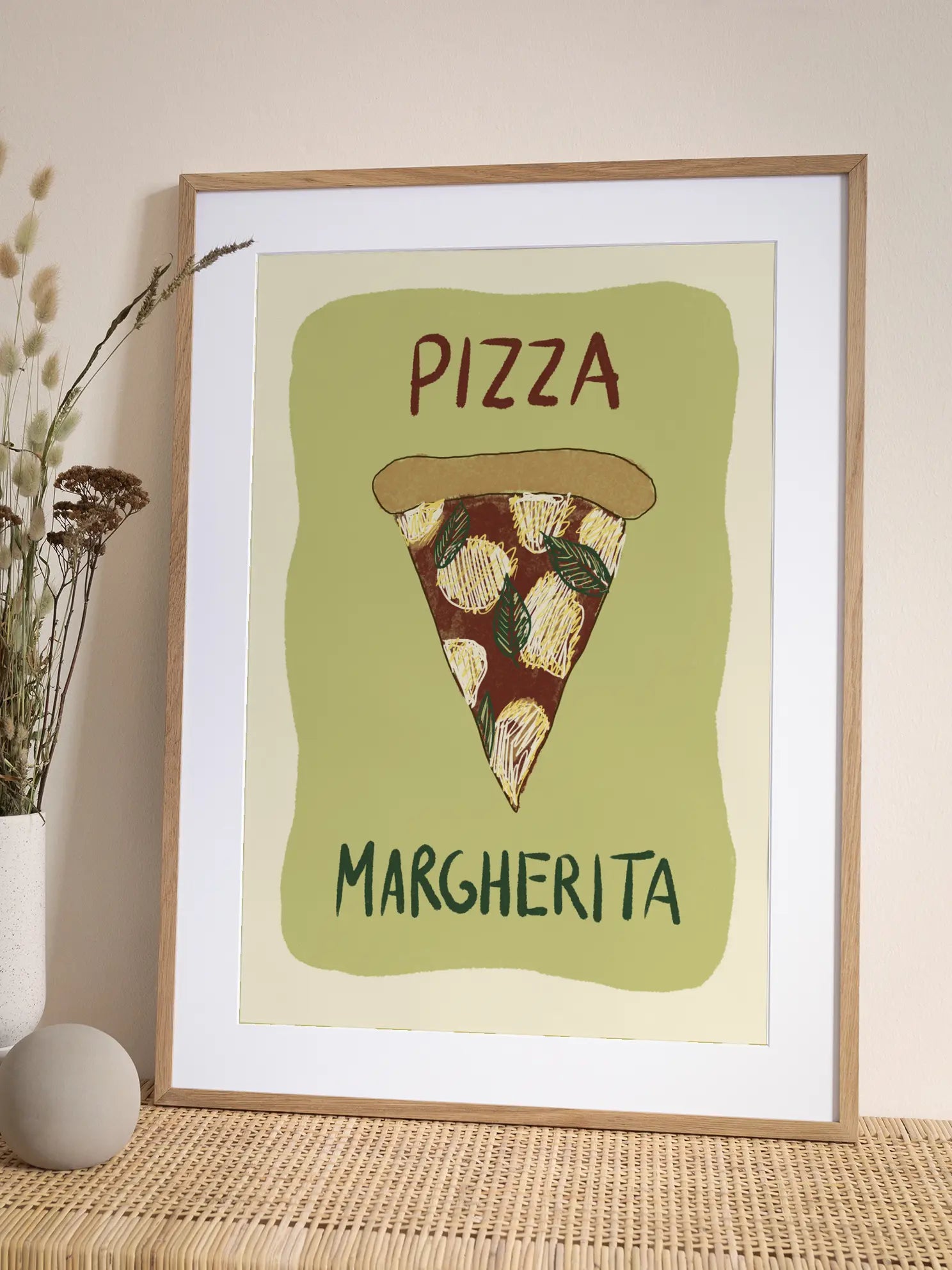 Pizza Margherita Poster