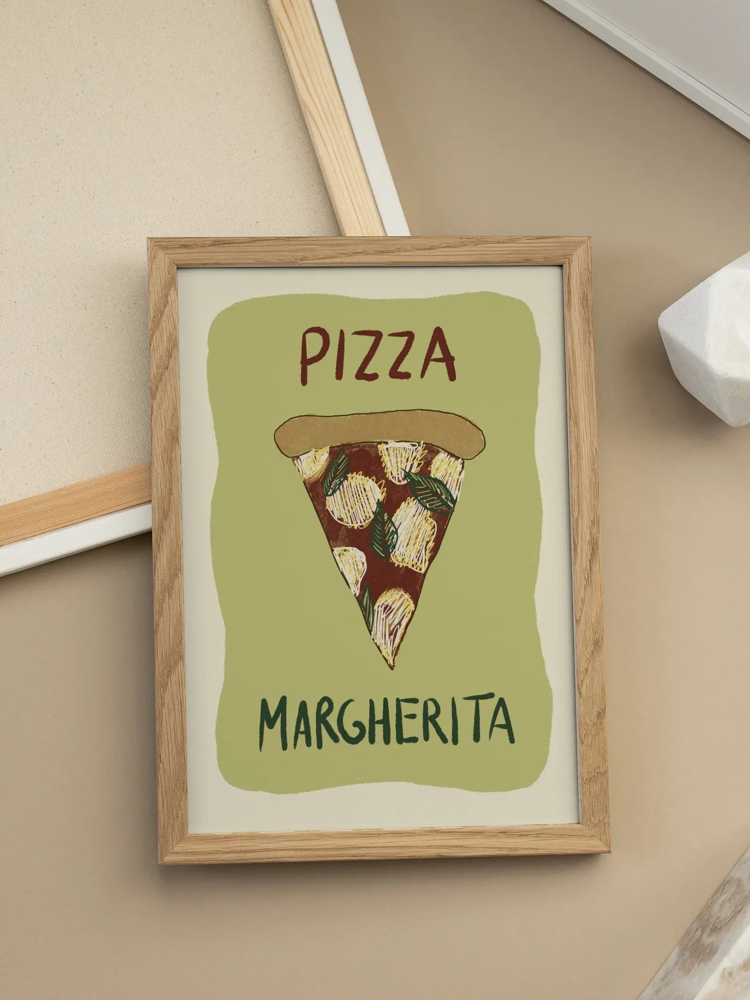 Pizza Margherita Poster