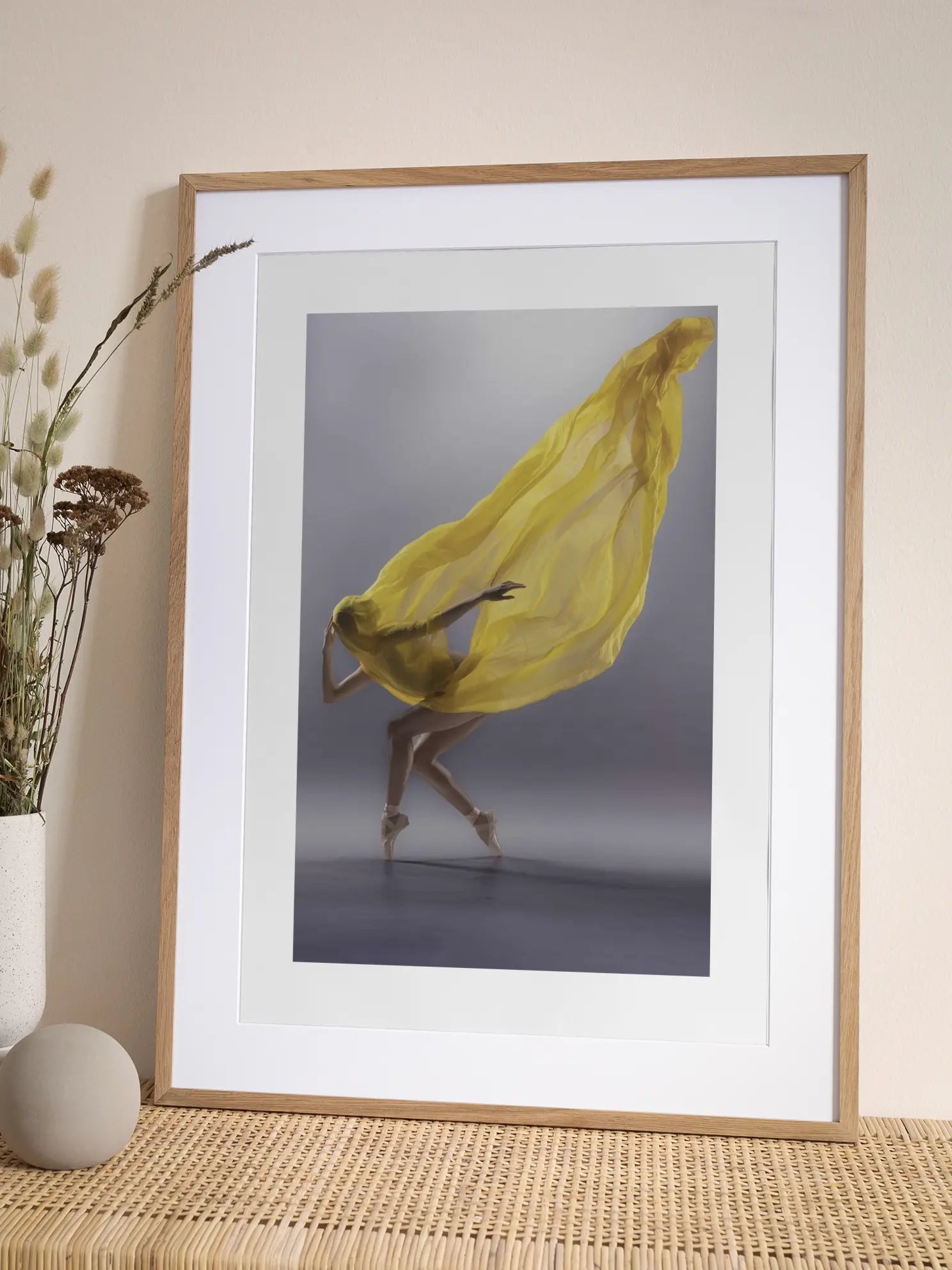 Pointe With Fabric Poster