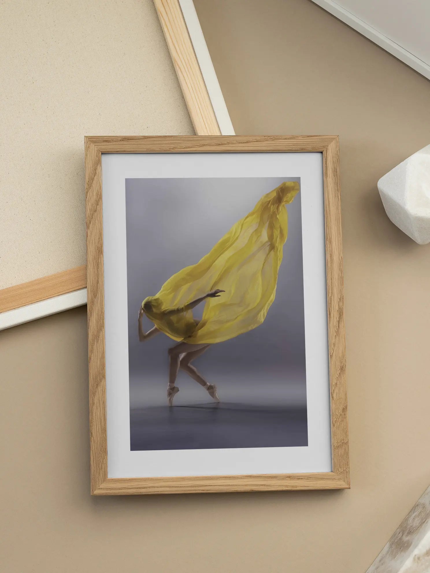 Pointe With Fabric Poster
