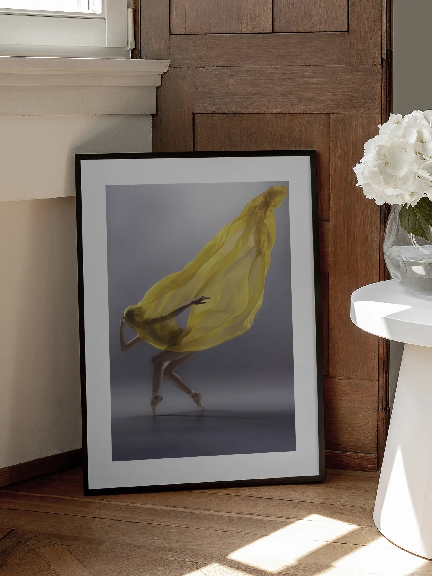 Pointe With Fabric Poster
