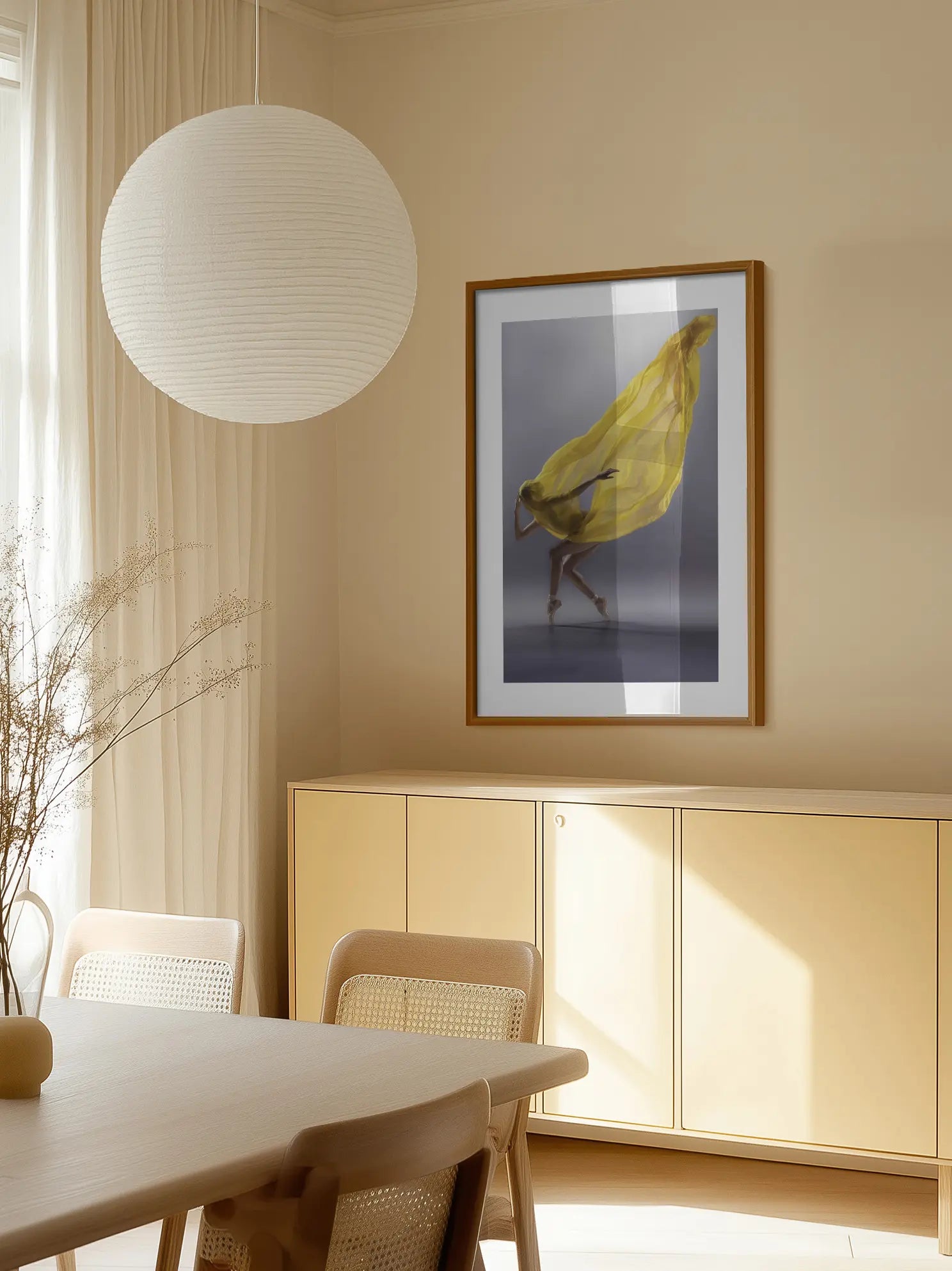 Pointe With Fabric Poster