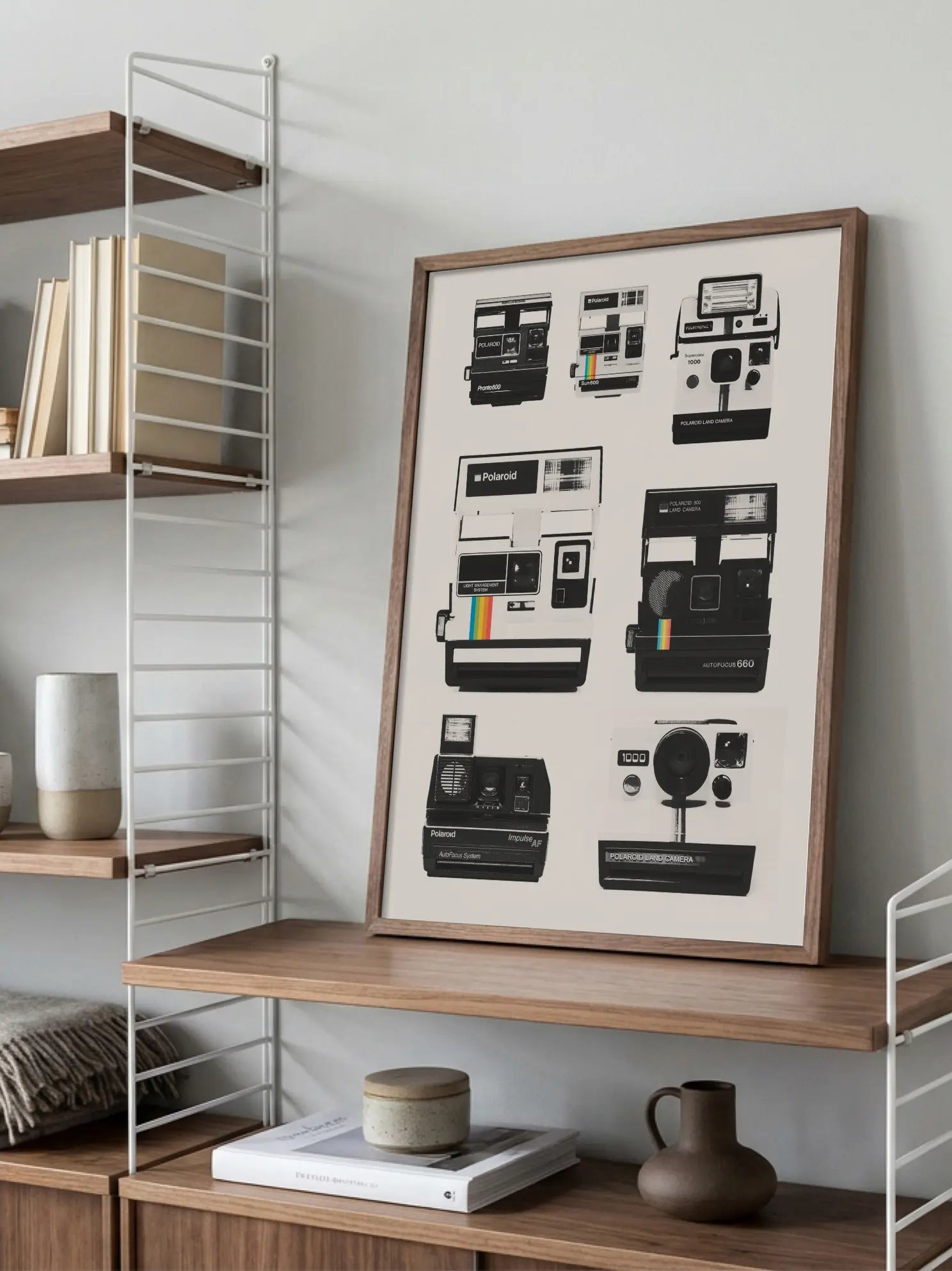 Polaroid Cameras Poster
