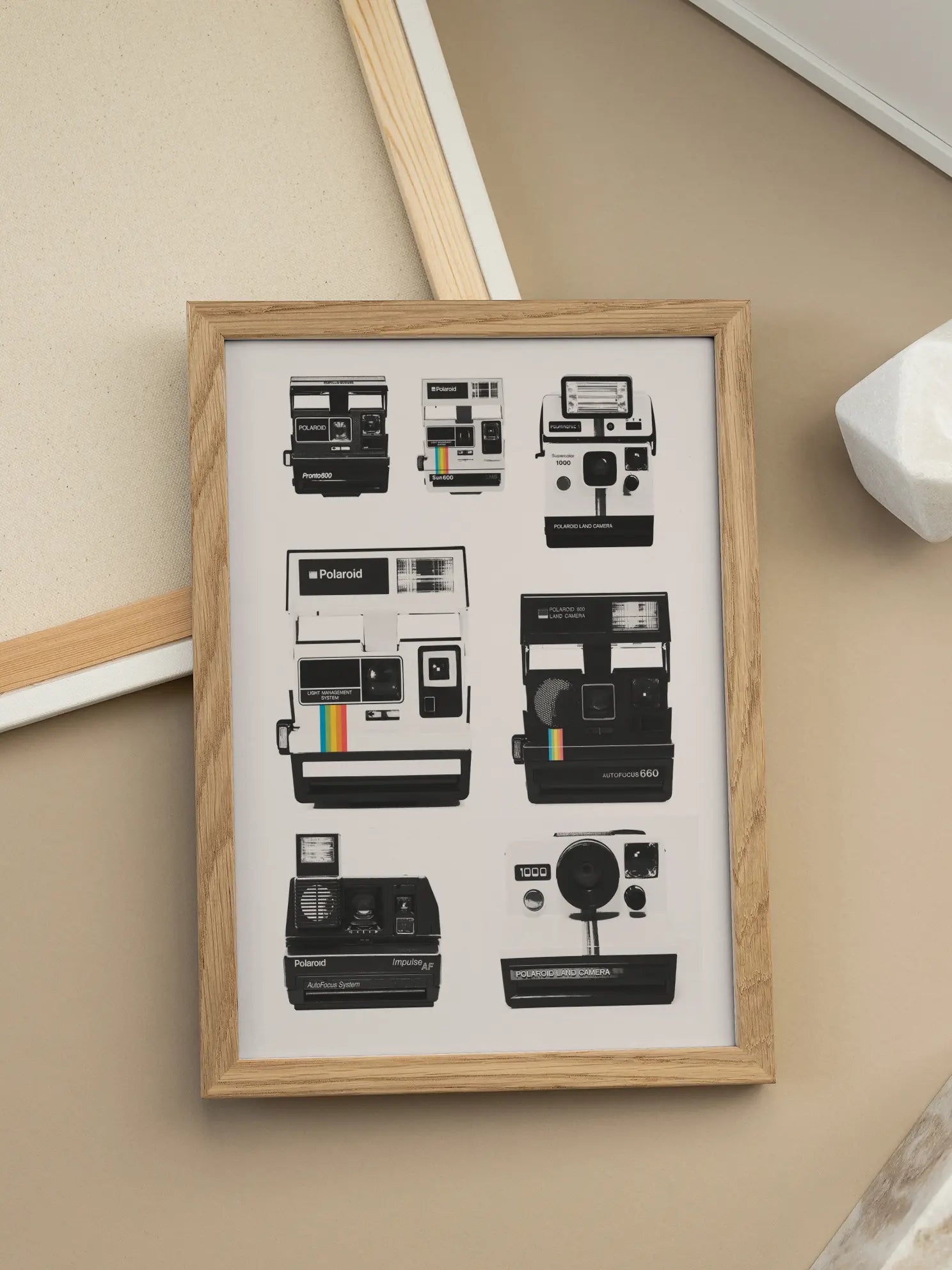 Polaroid Cameras Poster