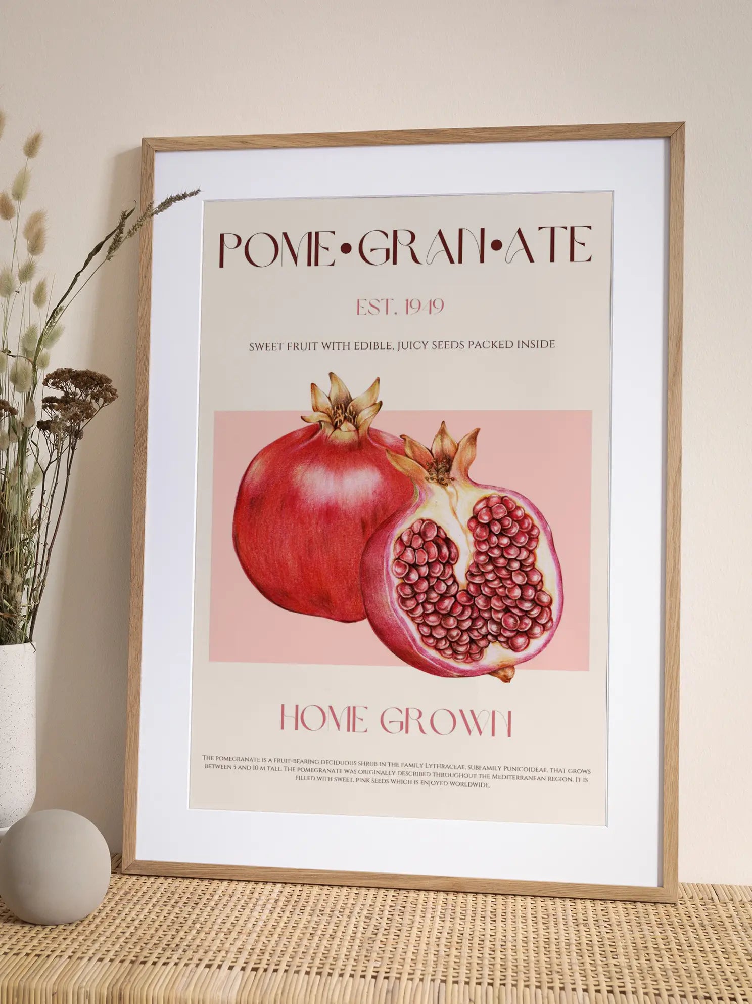 Pomegranate Poster