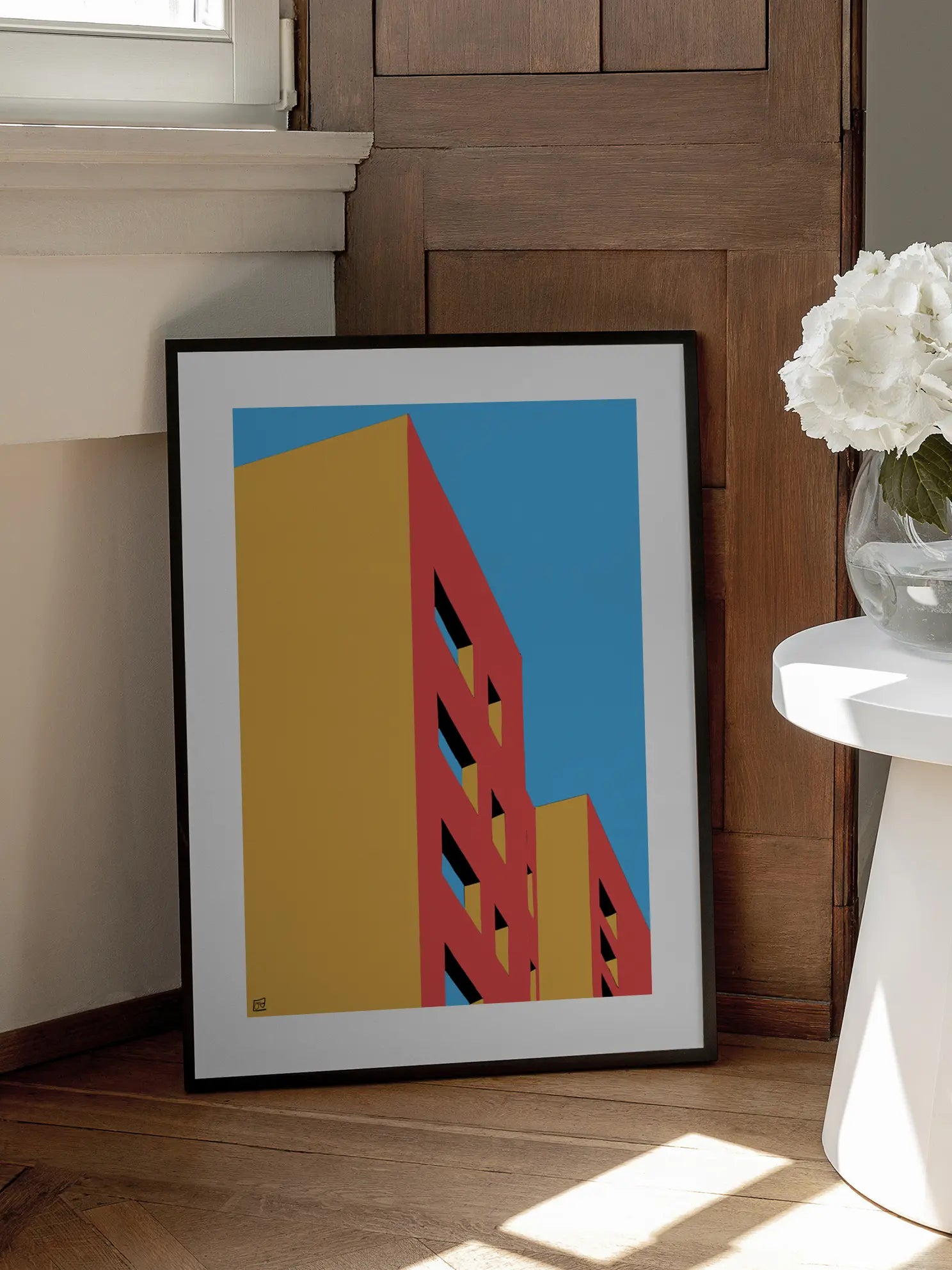 Pop Art Building Poster