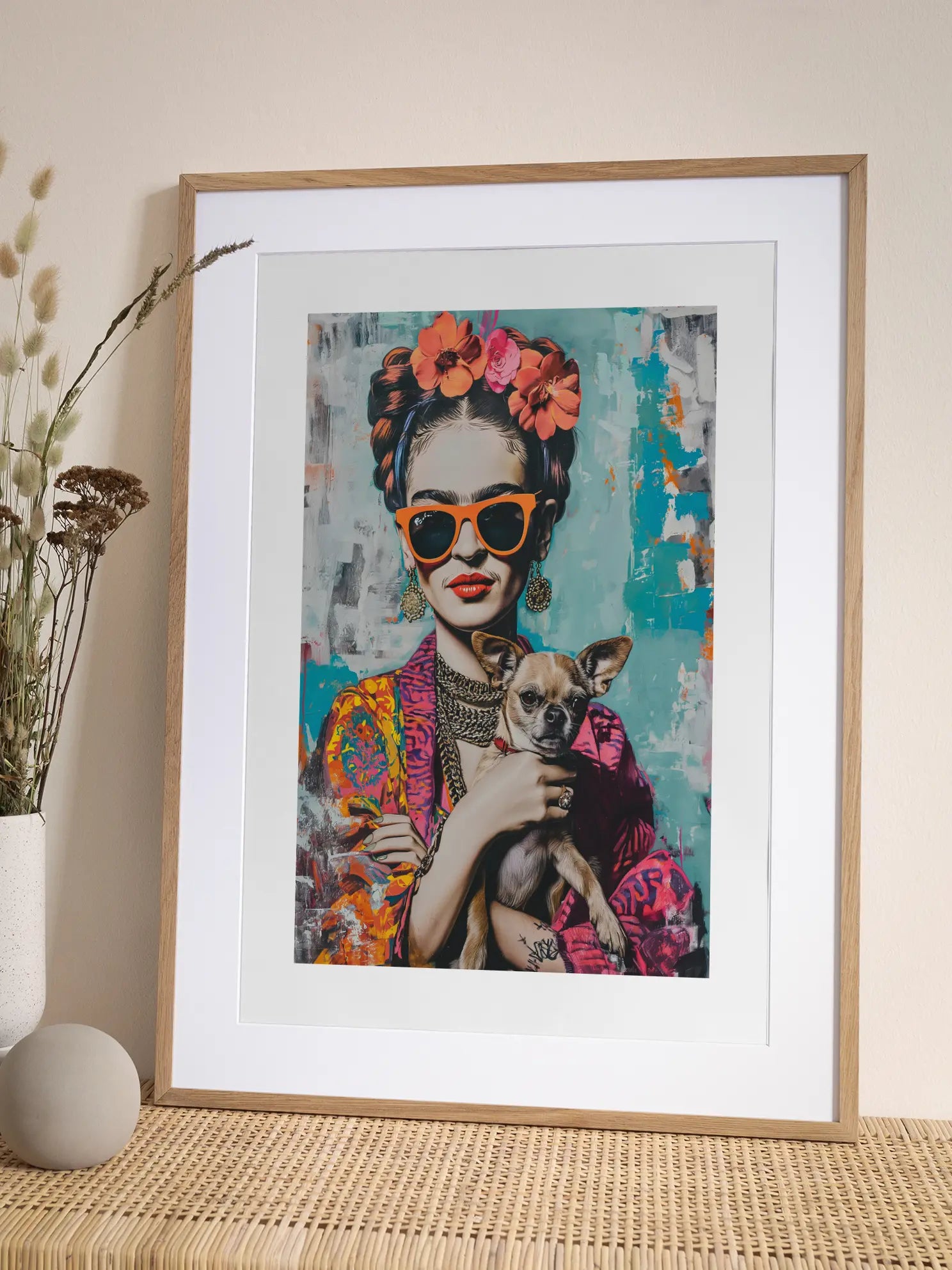 Pop Art Frida Kahlo Poster