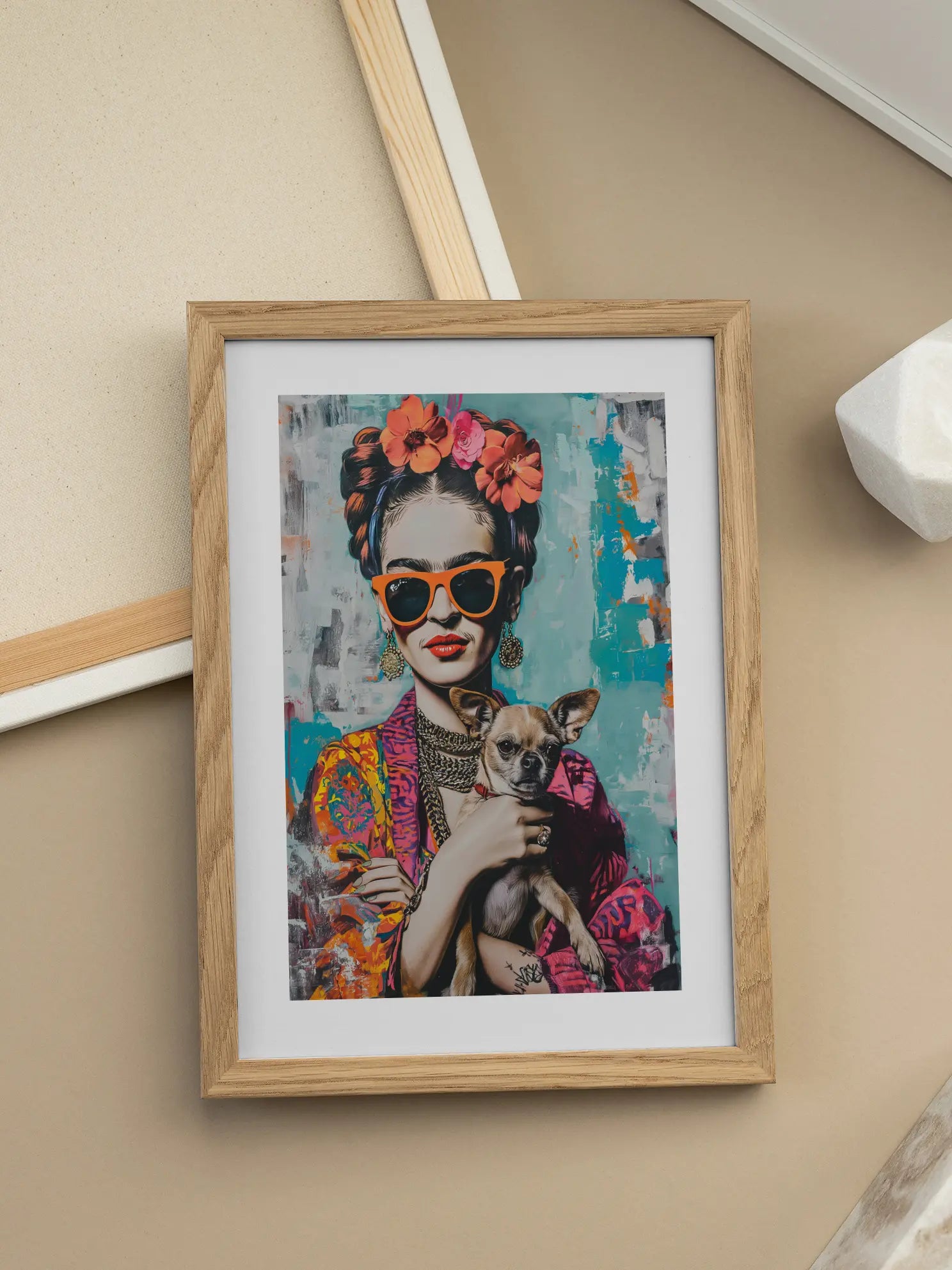 Pop Art Frida Kahlo Poster