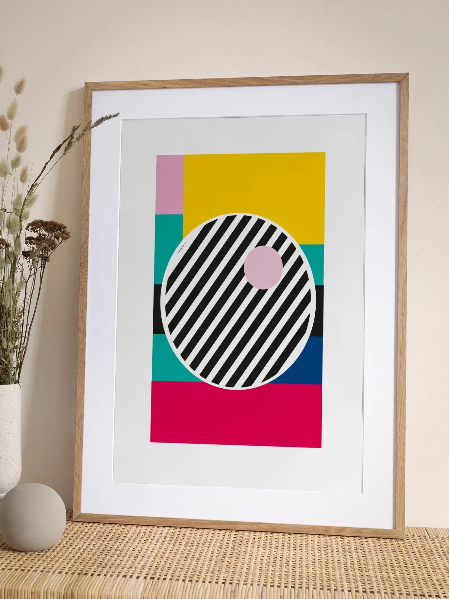Pop Art Geometry Poster