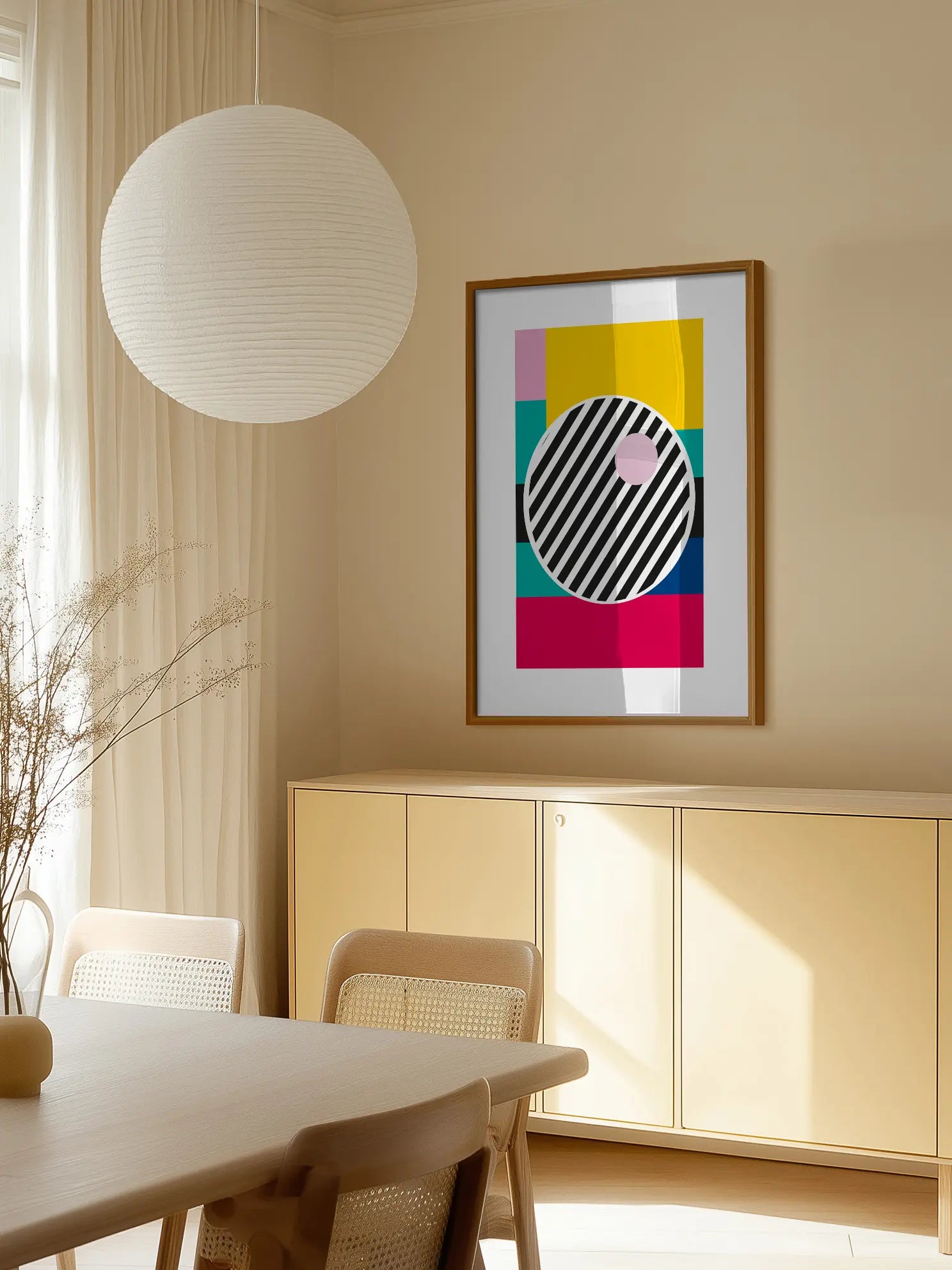 Pop Art Geometry Poster