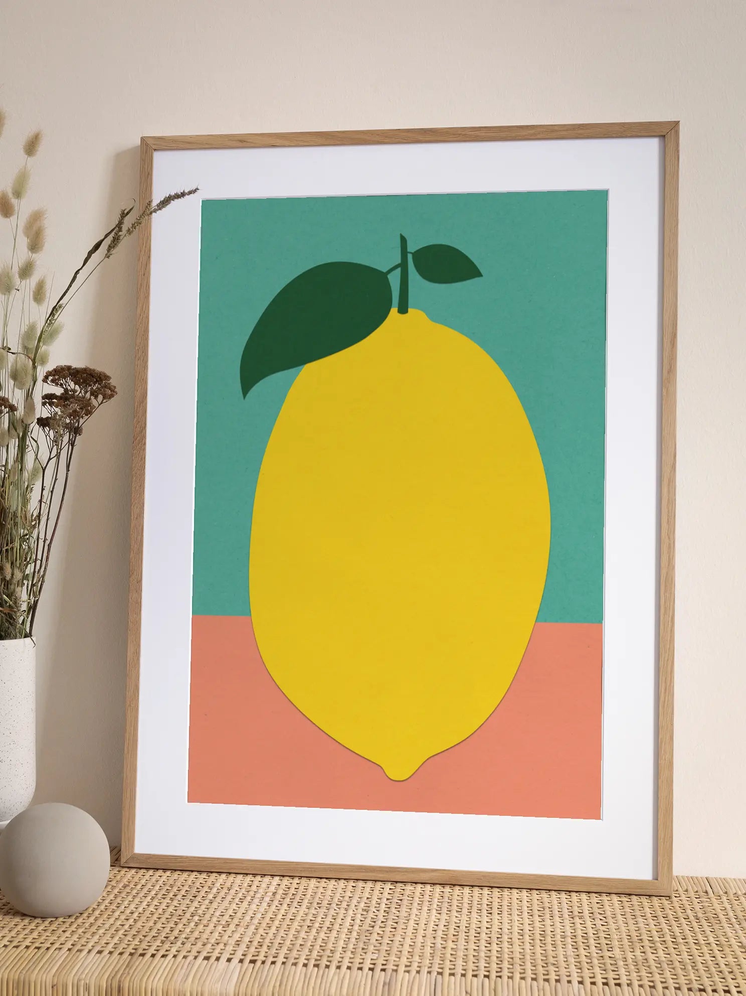 Pop Art Lemon Poster