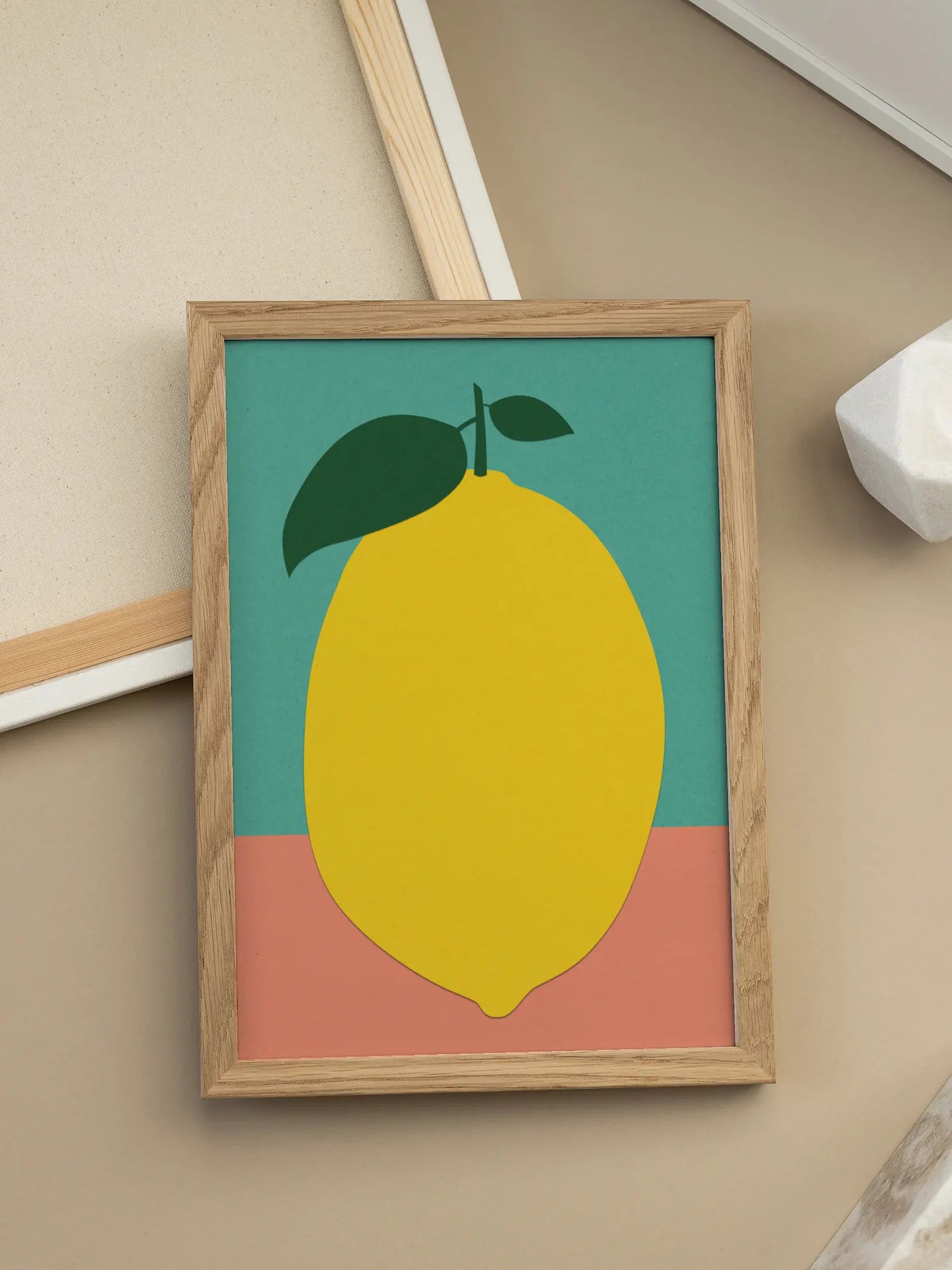 Pop Art Lemon Poster