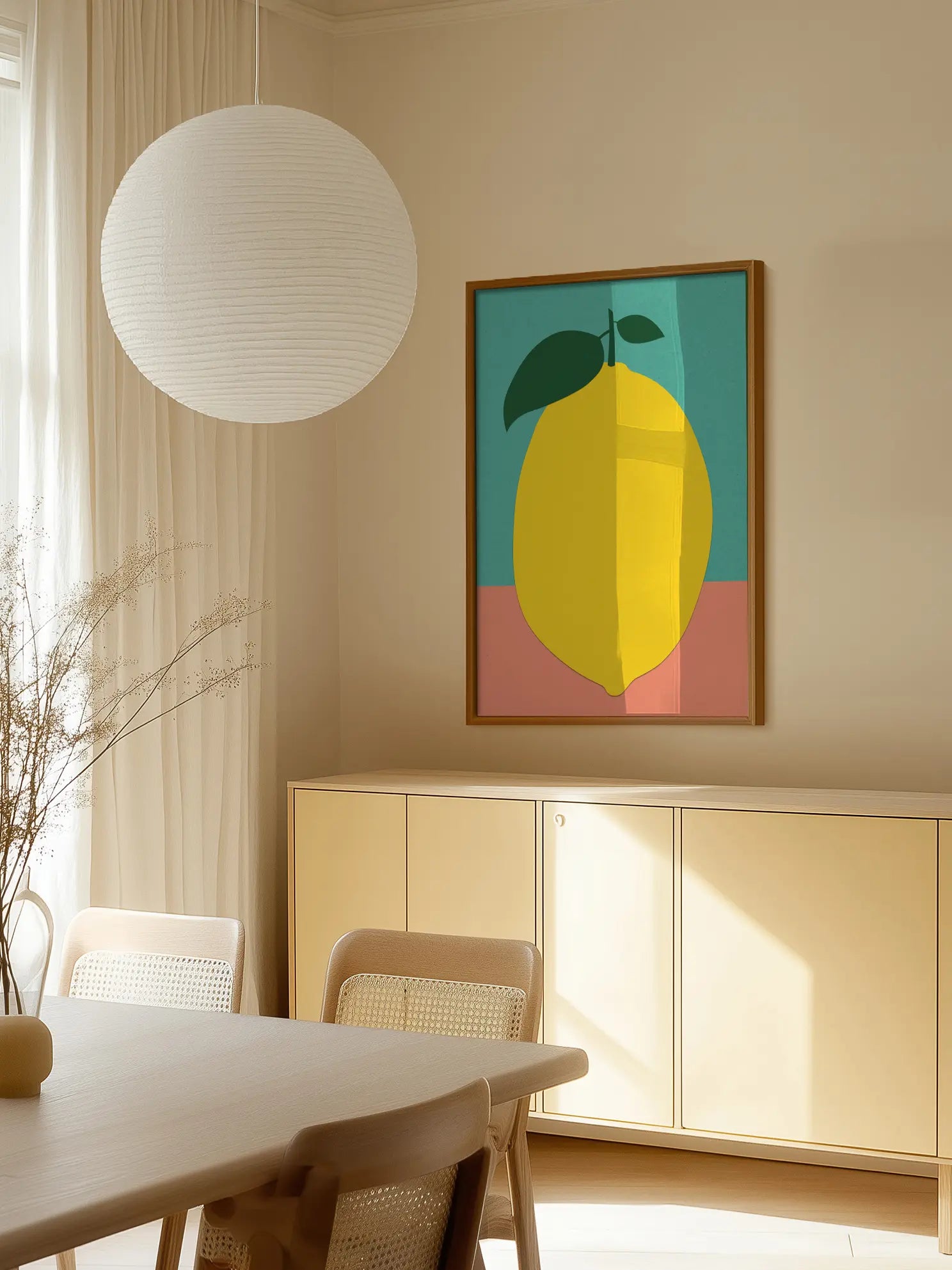 Pop Art Lemon Poster