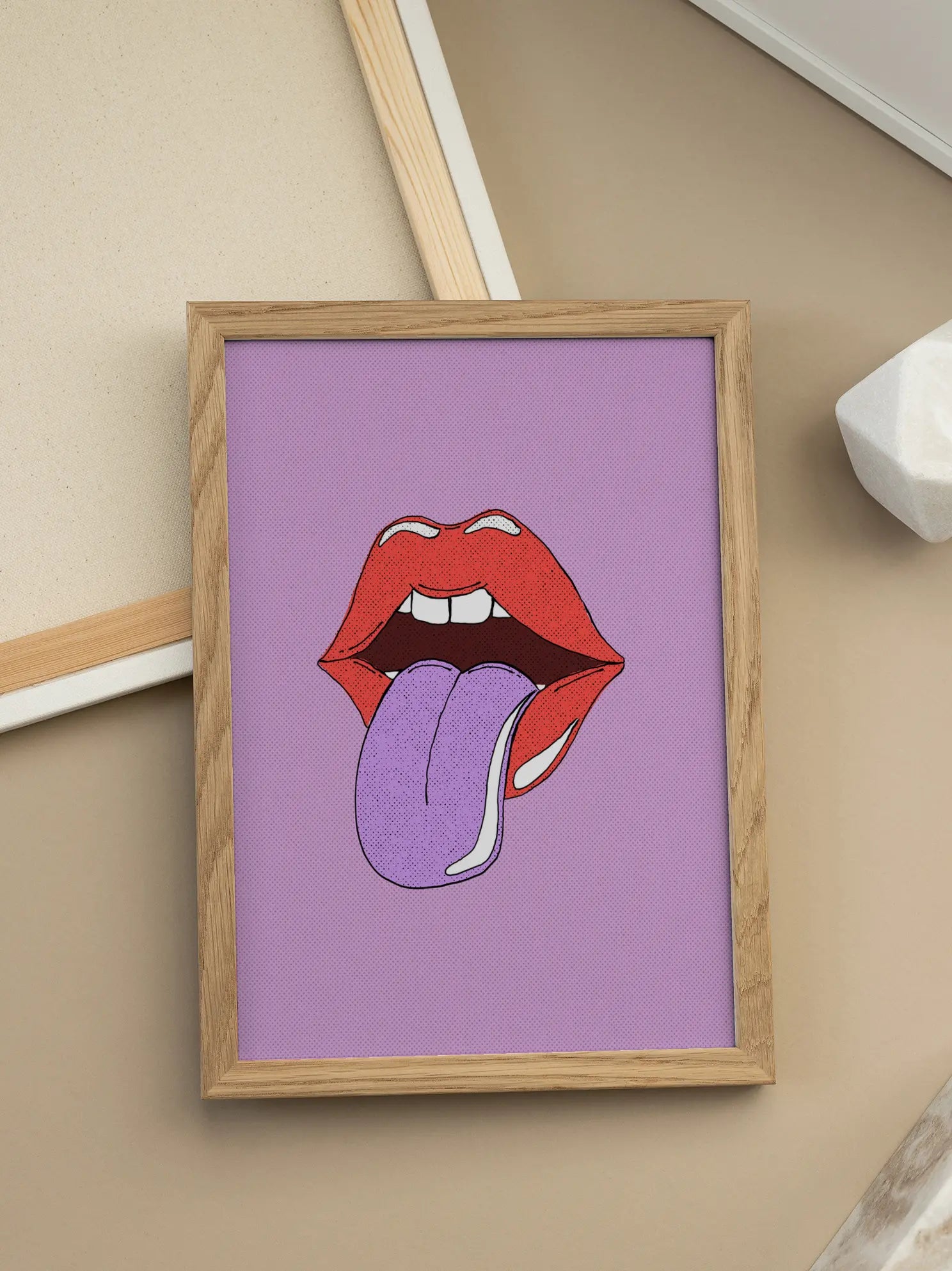 Pop Art Lips No1 Poster