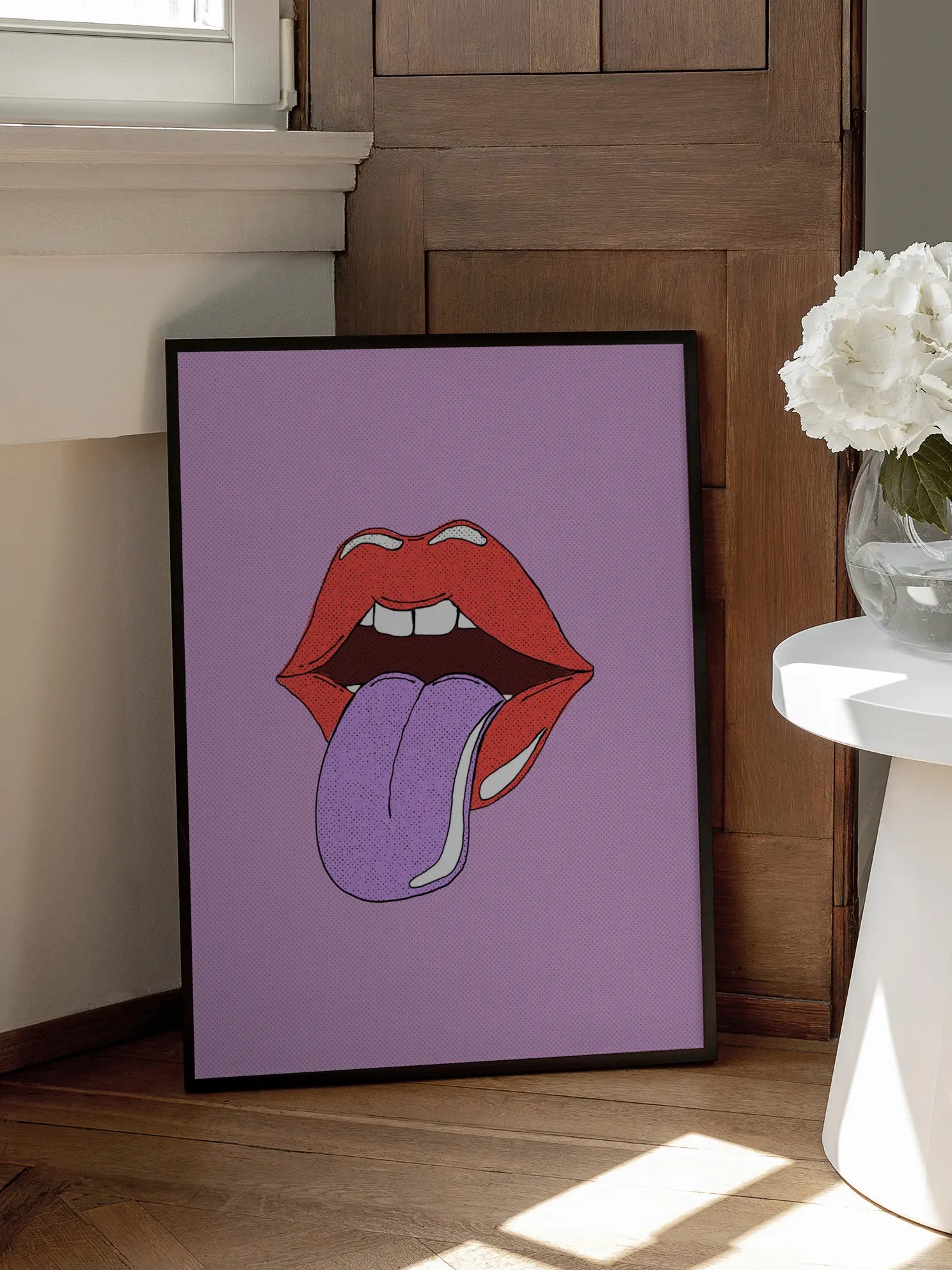 Pop Art Lips No1 Poster