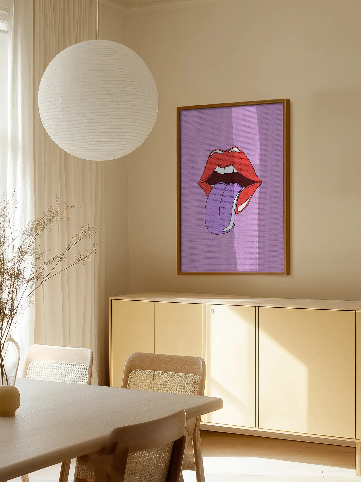 Pop Art Lips No1 Poster