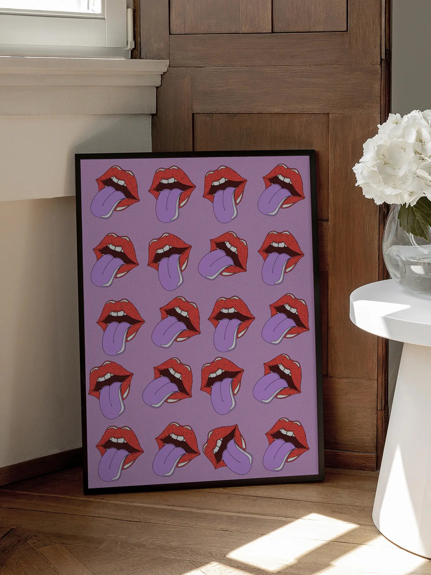Pop Art Lips No2 Poster