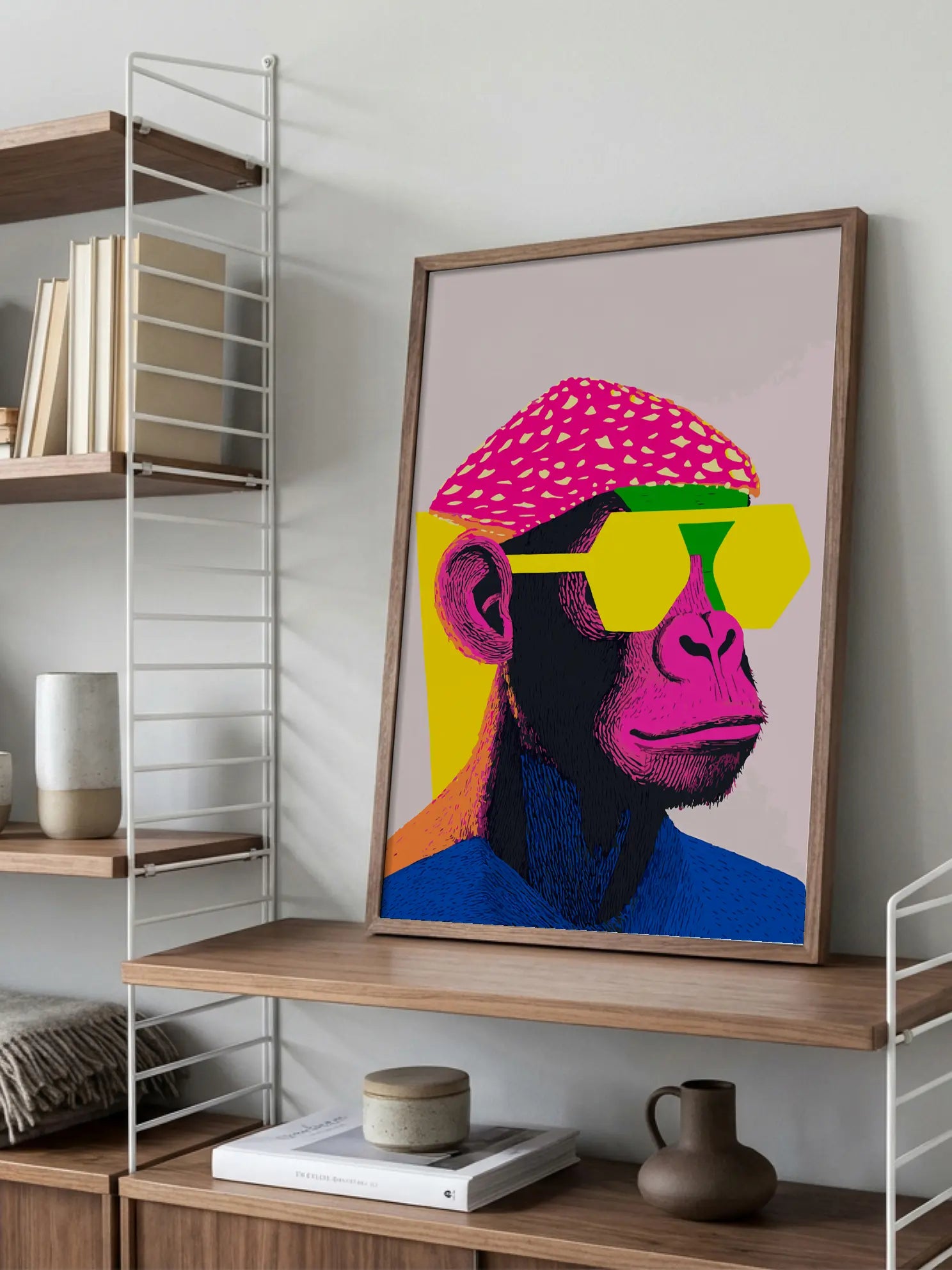 Pop Art Monkey Poster