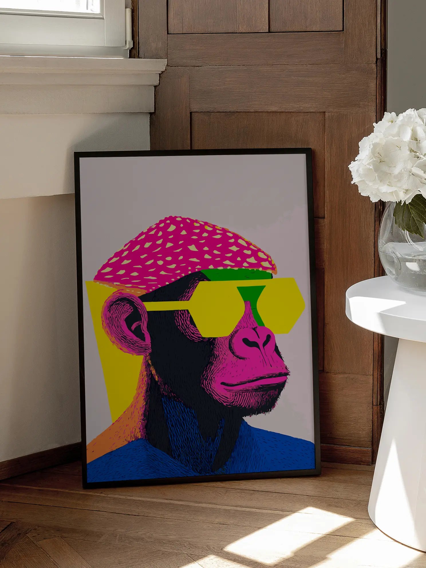 Pop Art Monkey Poster