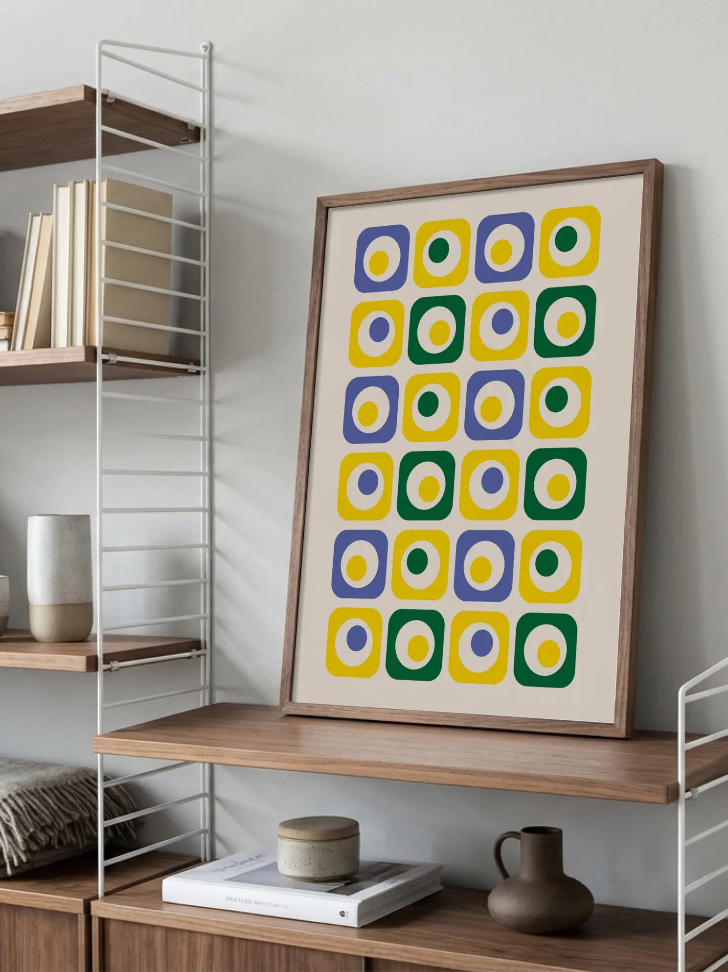 Pop Art Picnic Tiles Poster