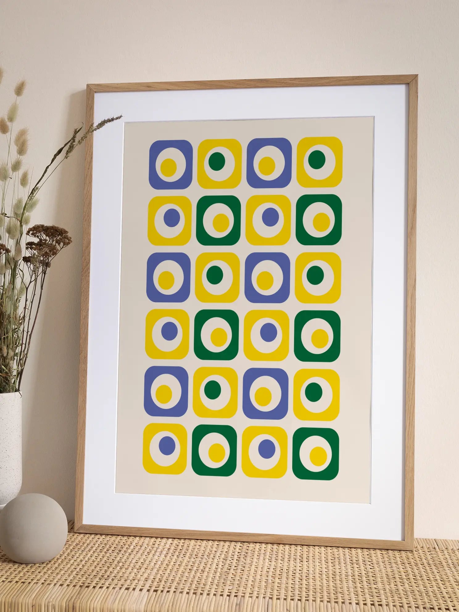 Pop Art Picnic Tiles Poster
