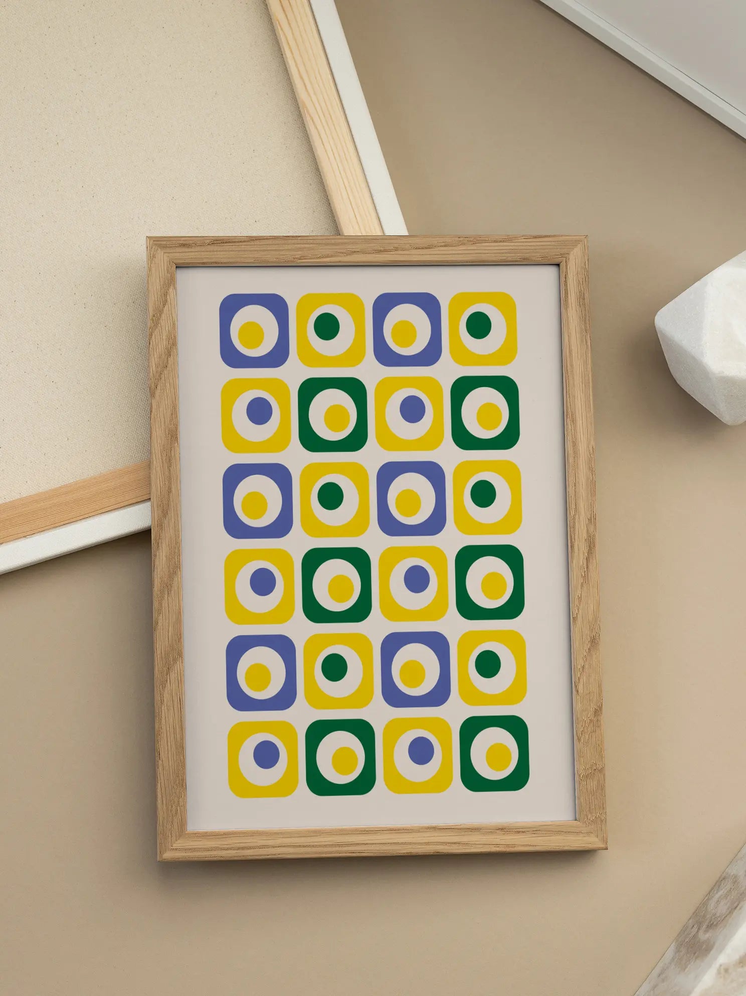 Pop Art Picnic Tiles Poster