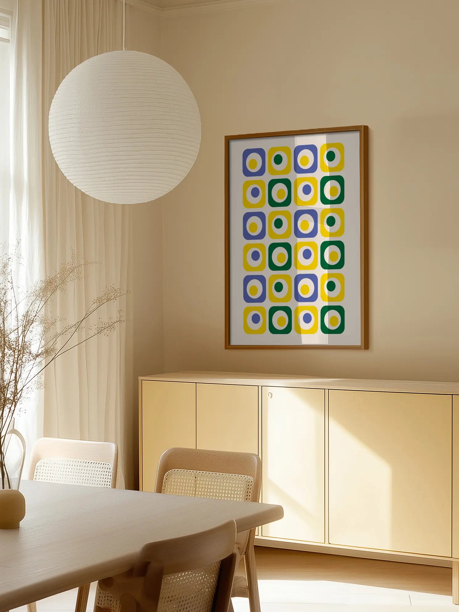 Pop Art Picnic Tiles Poster
