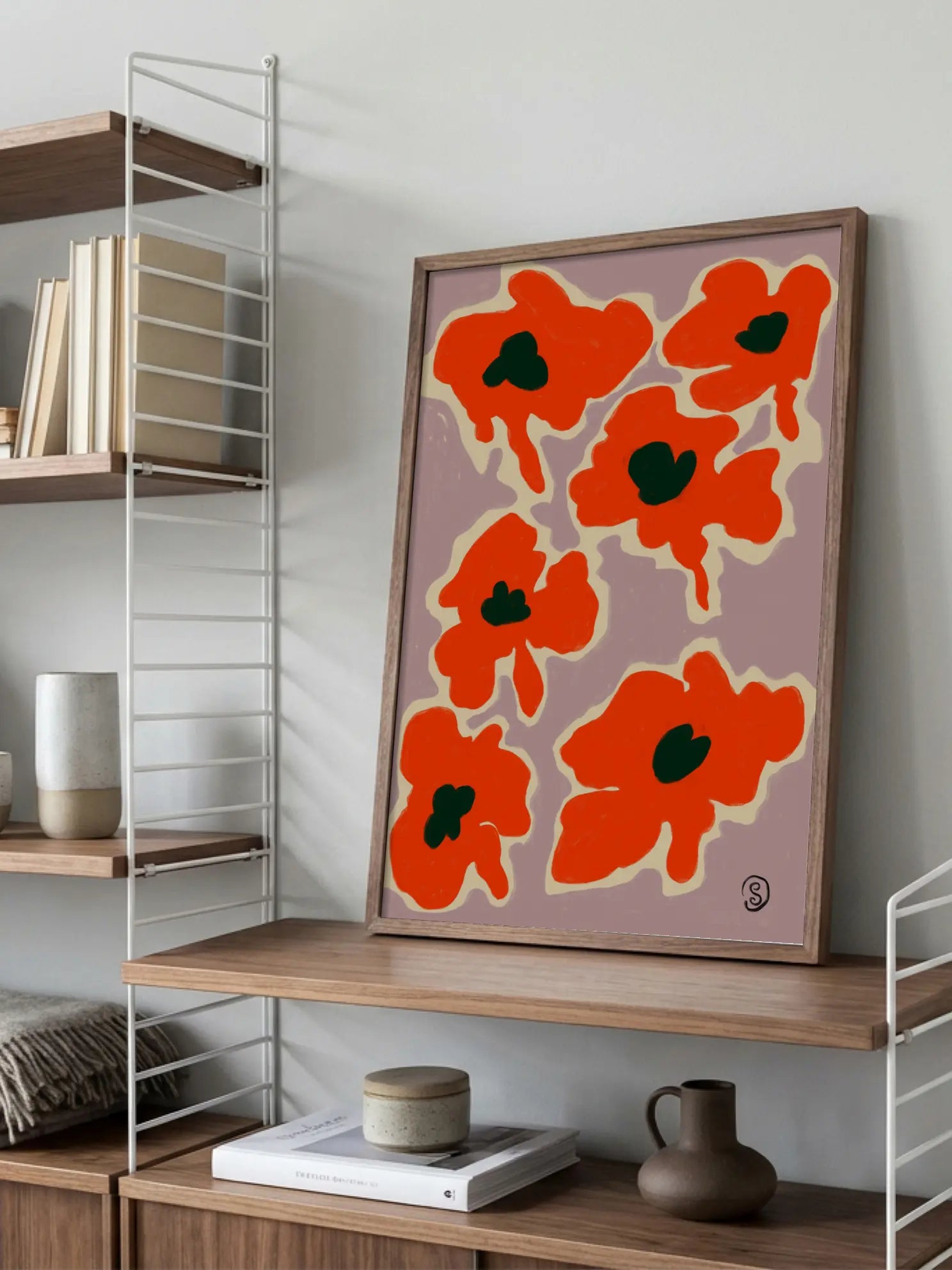 Poppies in Love Poster