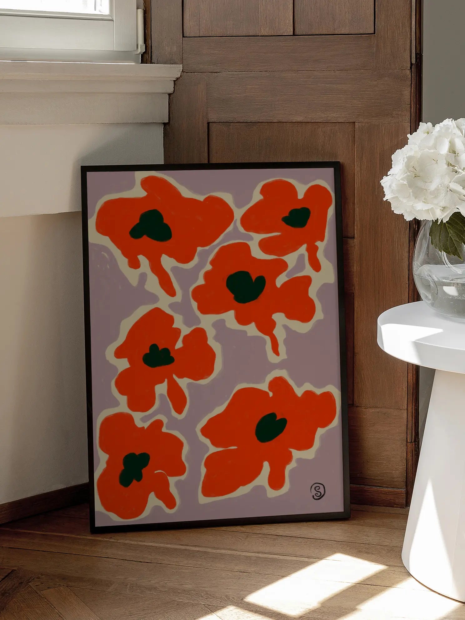 Poppies in Love Poster