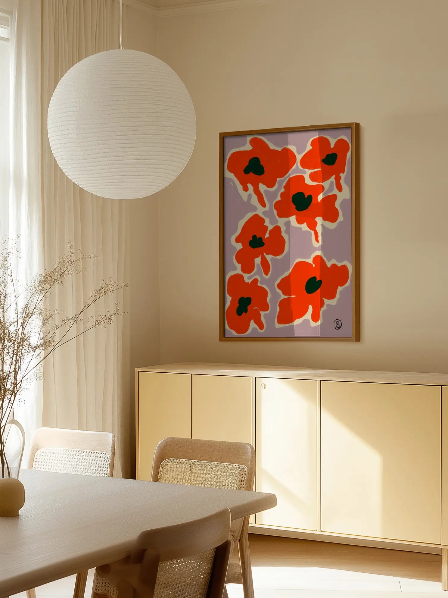 Poppies in Love Poster