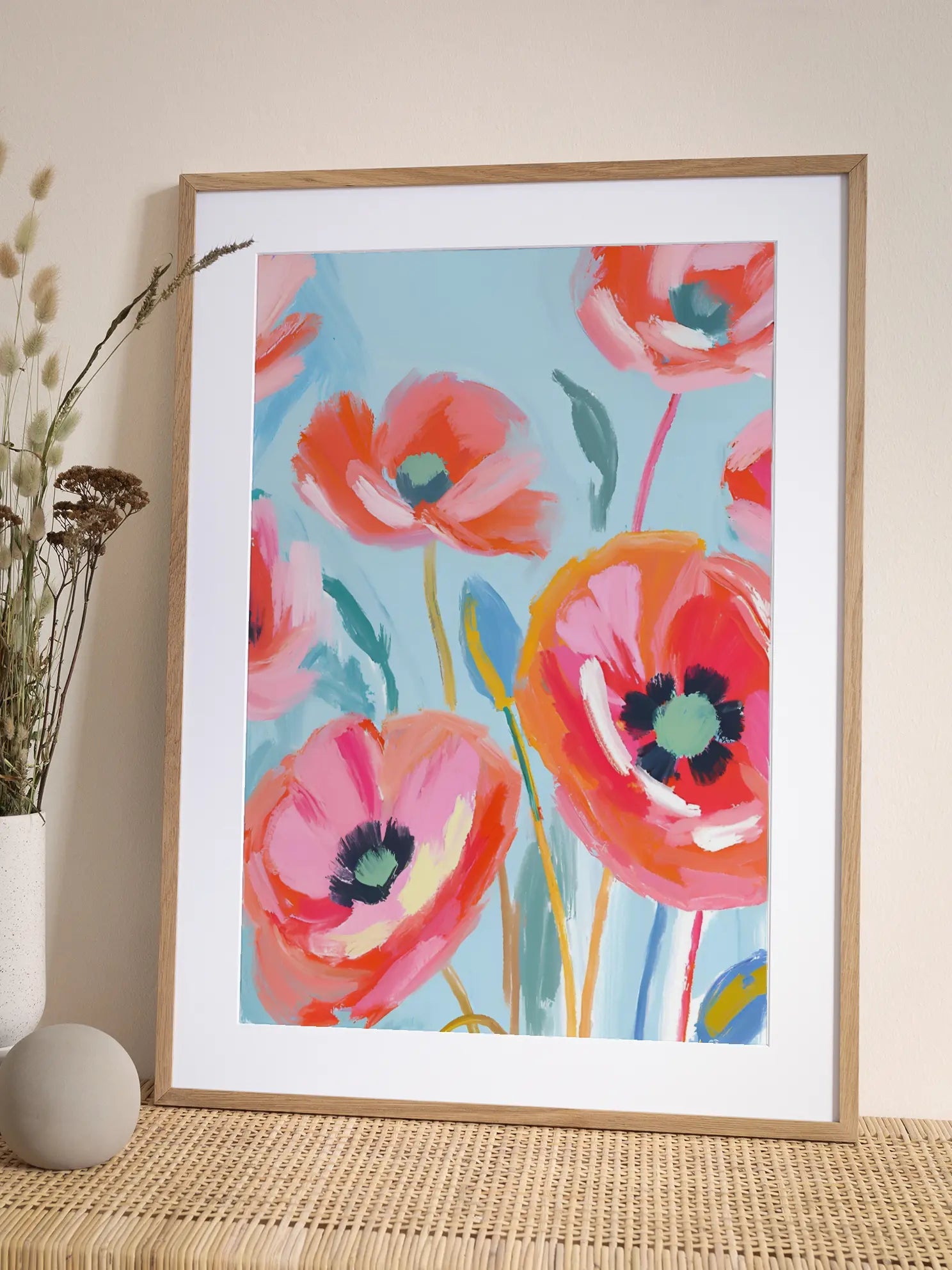 Poppy Painting Poster