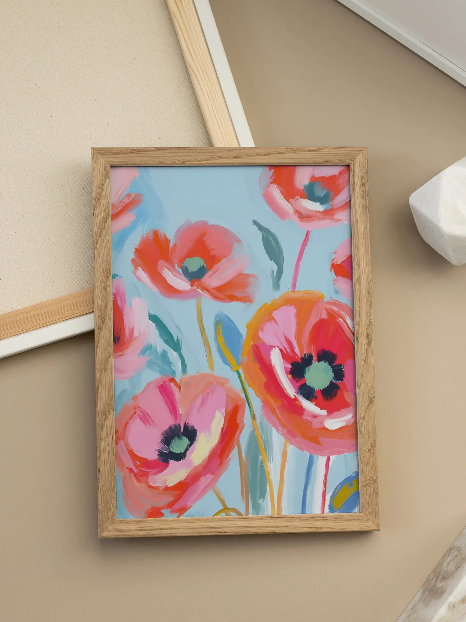 Poppy Painting Poster