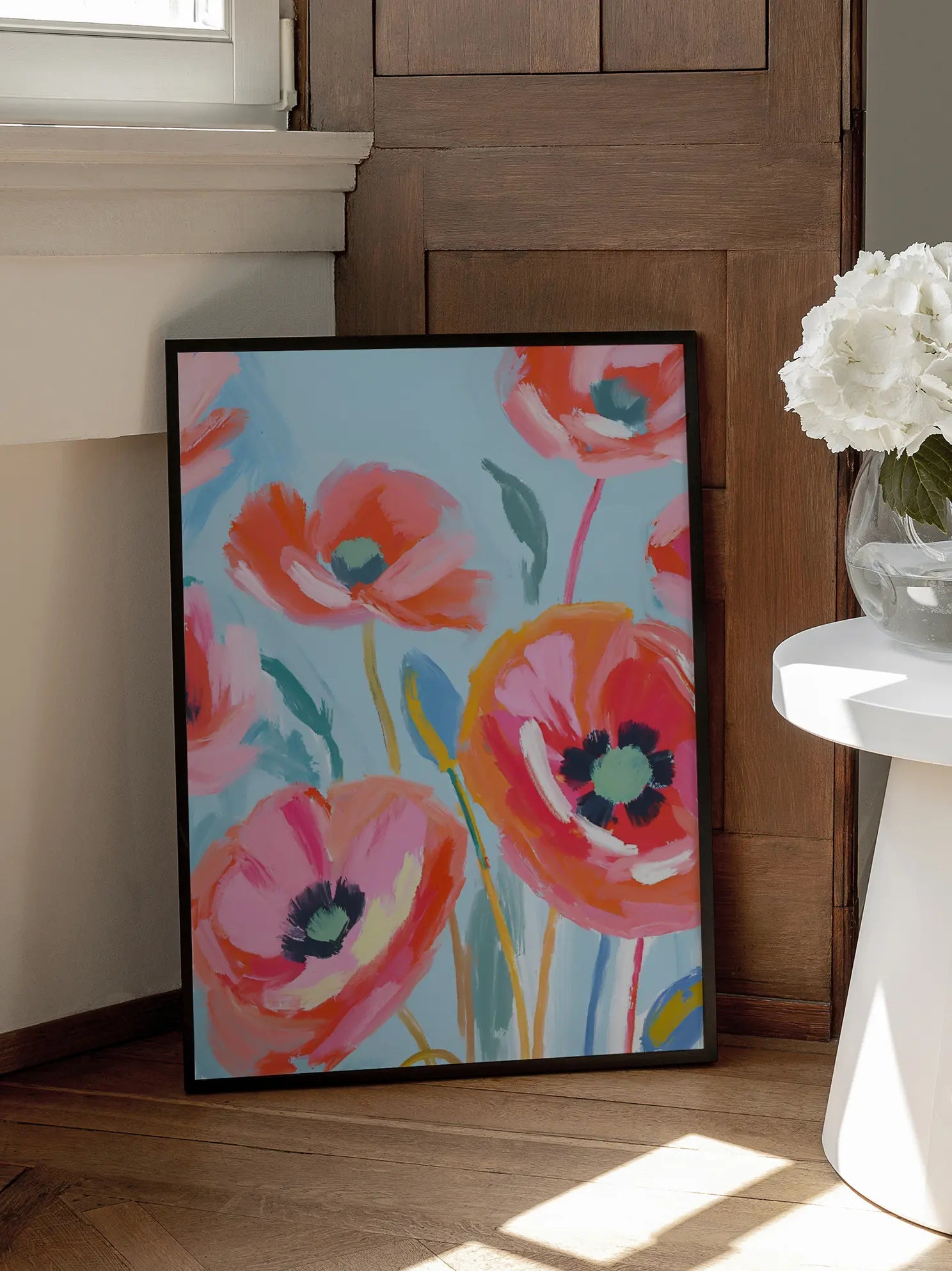 Poppy Painting Poster