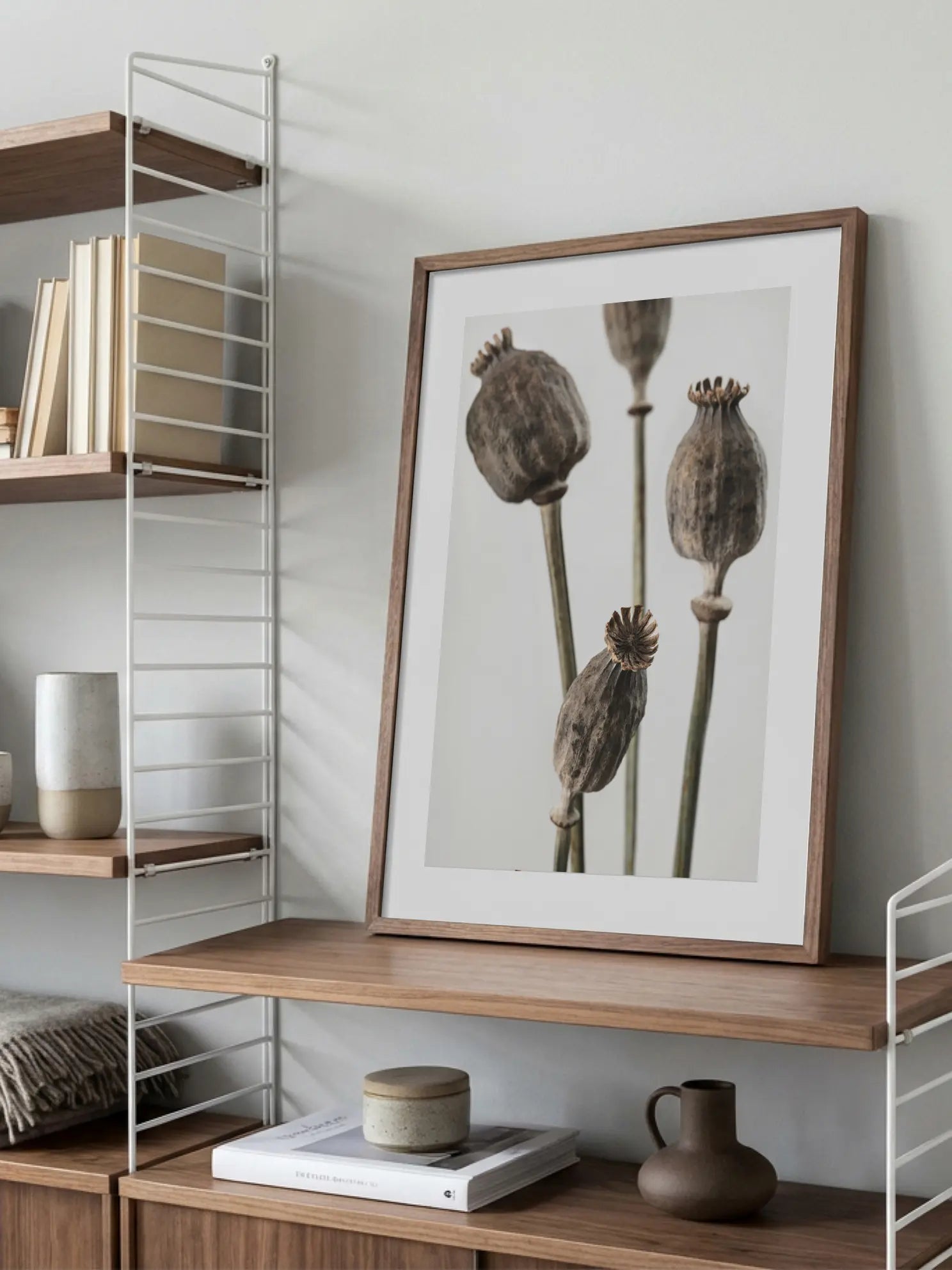 Poppy Seed Pods Poster