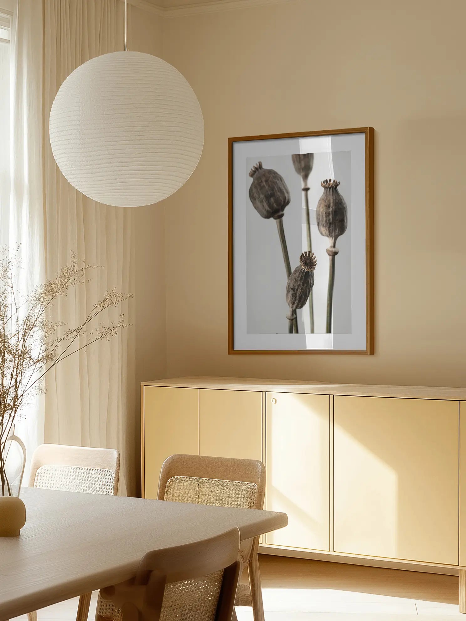 Poppy Seed Pods Poster