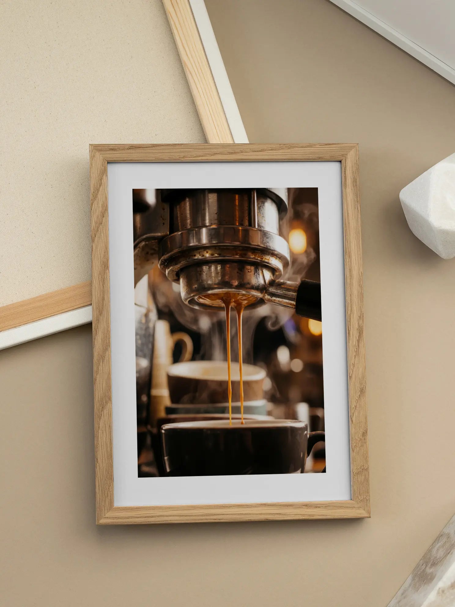 Portafilter Espresso Brewing Poster