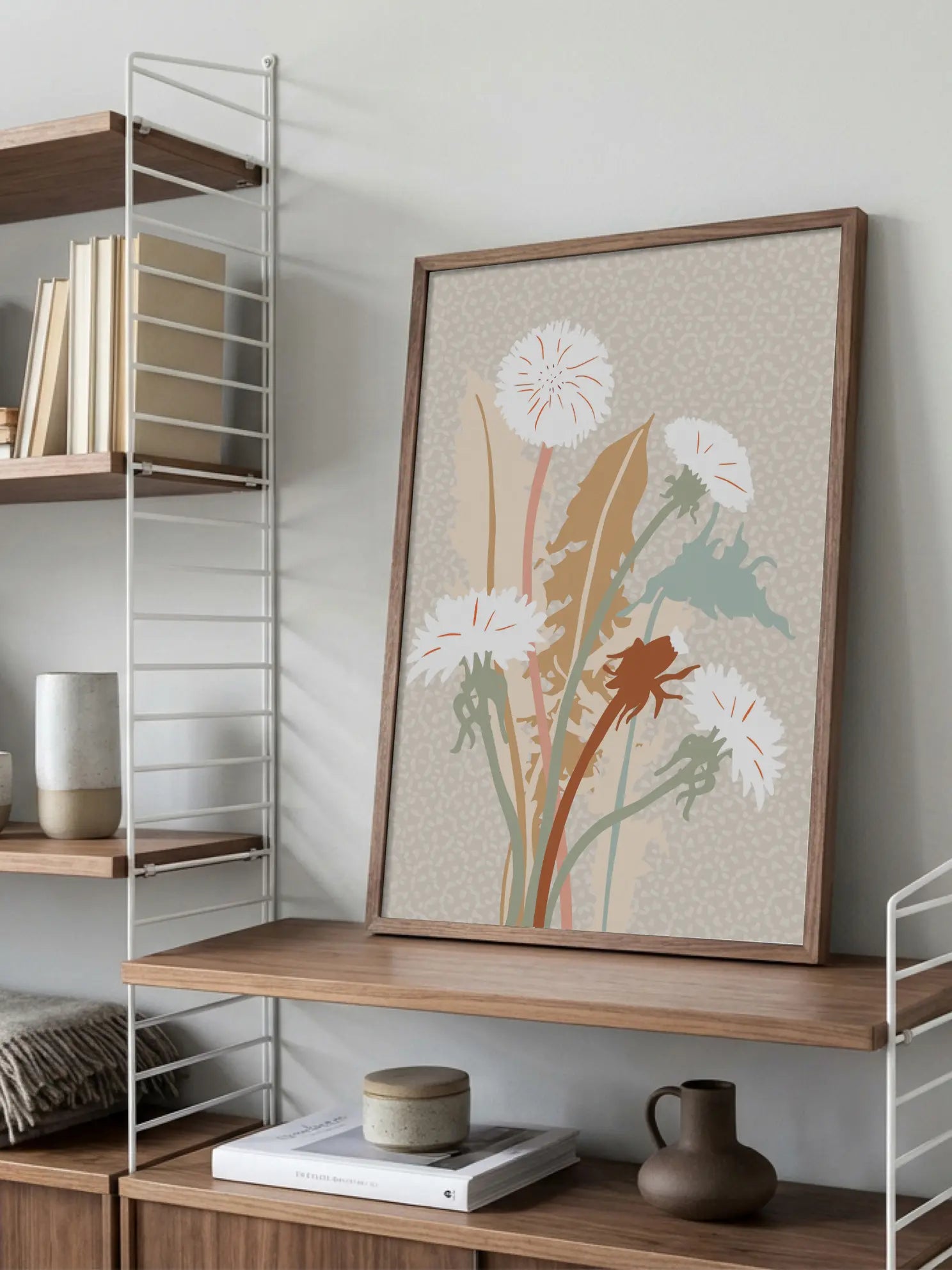 Potted Dandelion Poster