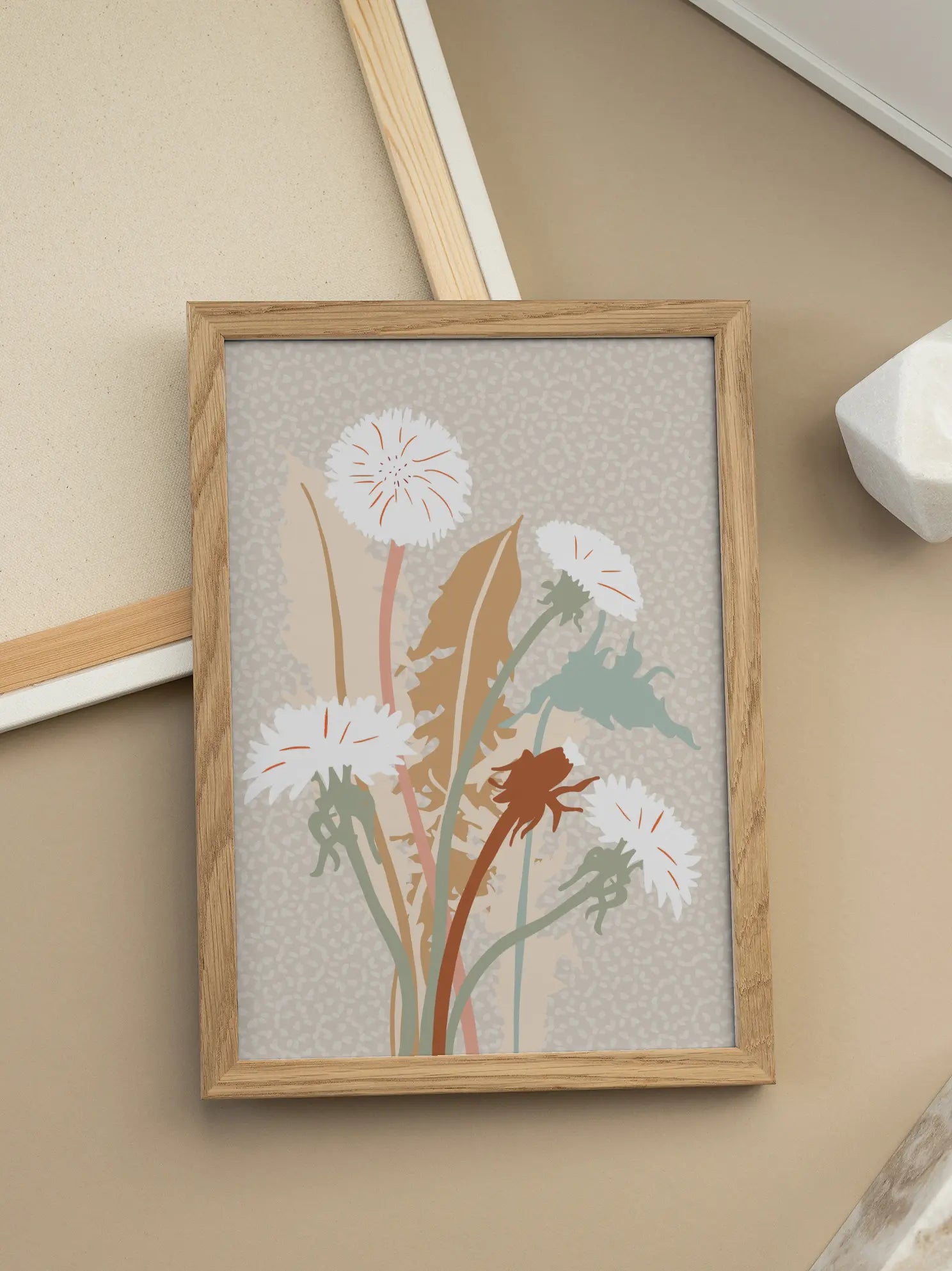 Potted Dandelion Poster
