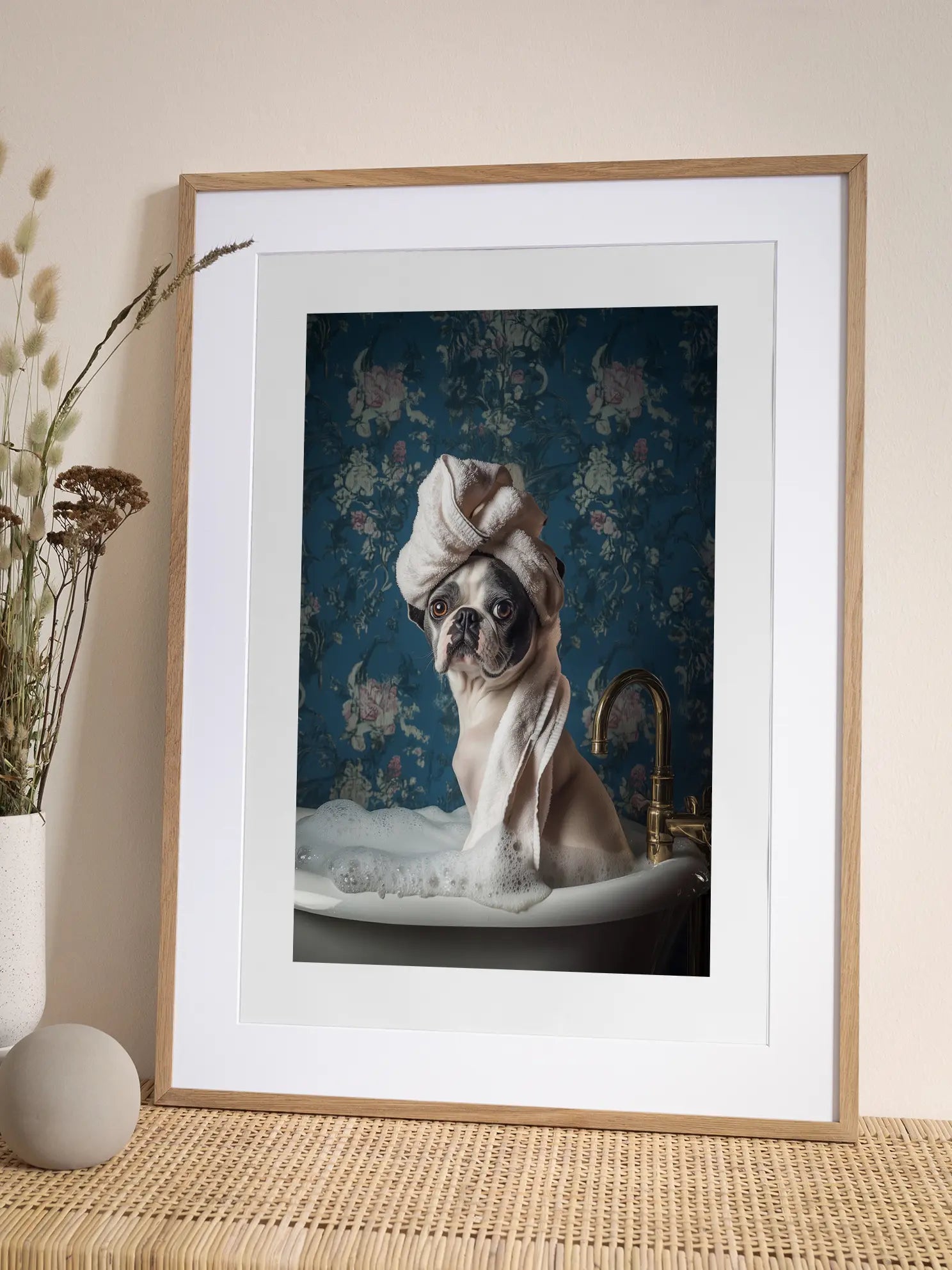 Pug Spa Day Poster