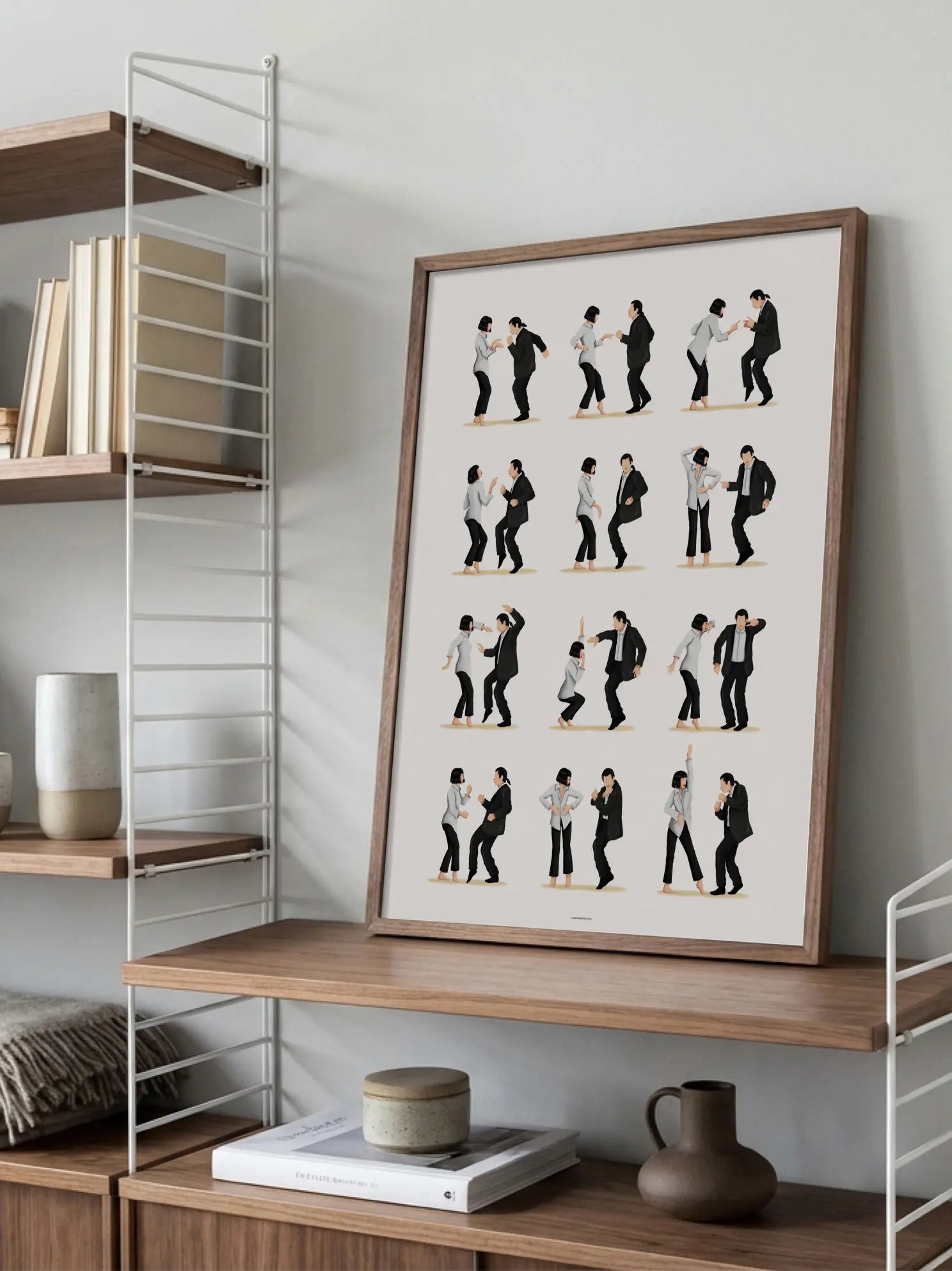 Pulp Fiction Dance Moves Poster