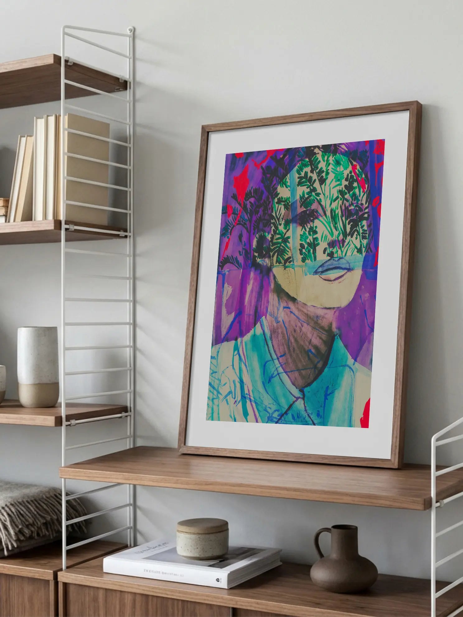 Purple Botanical Poster