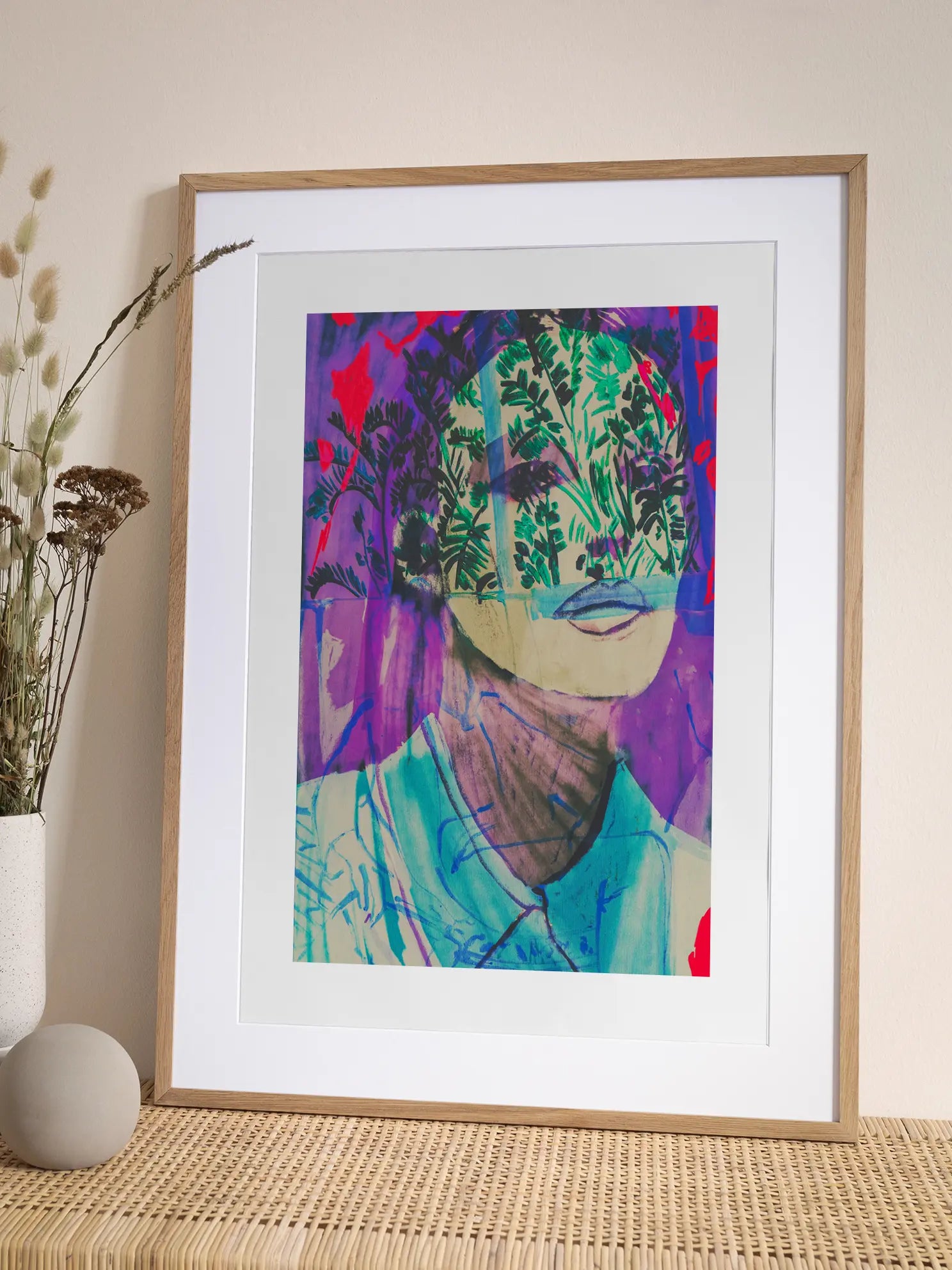 Purple Botanical Poster