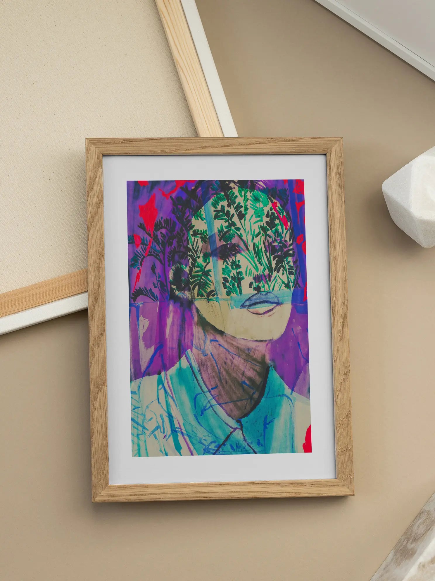 Purple Botanical Poster
