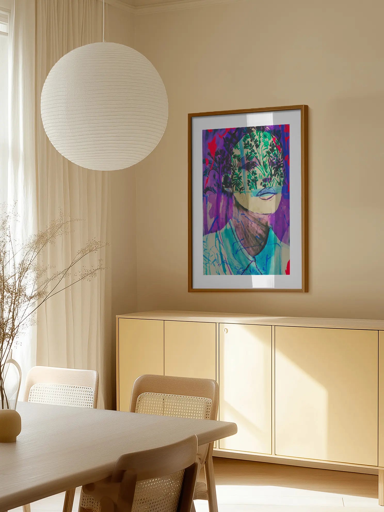 Purple Botanical Poster