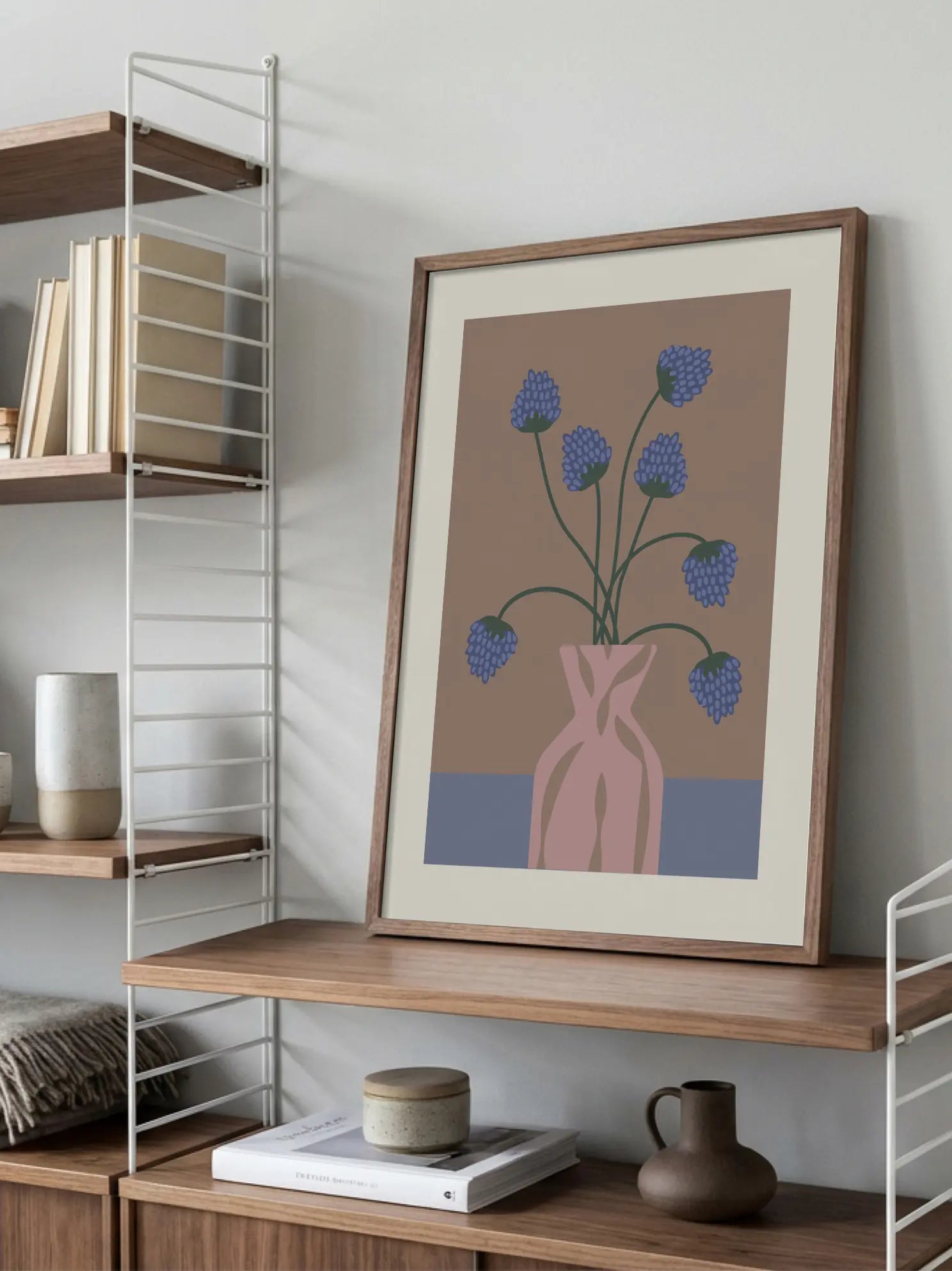 Purple Bunch Poster