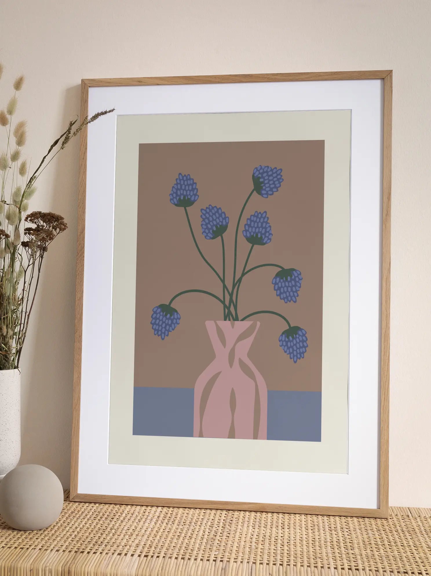Purple Bunch Poster
