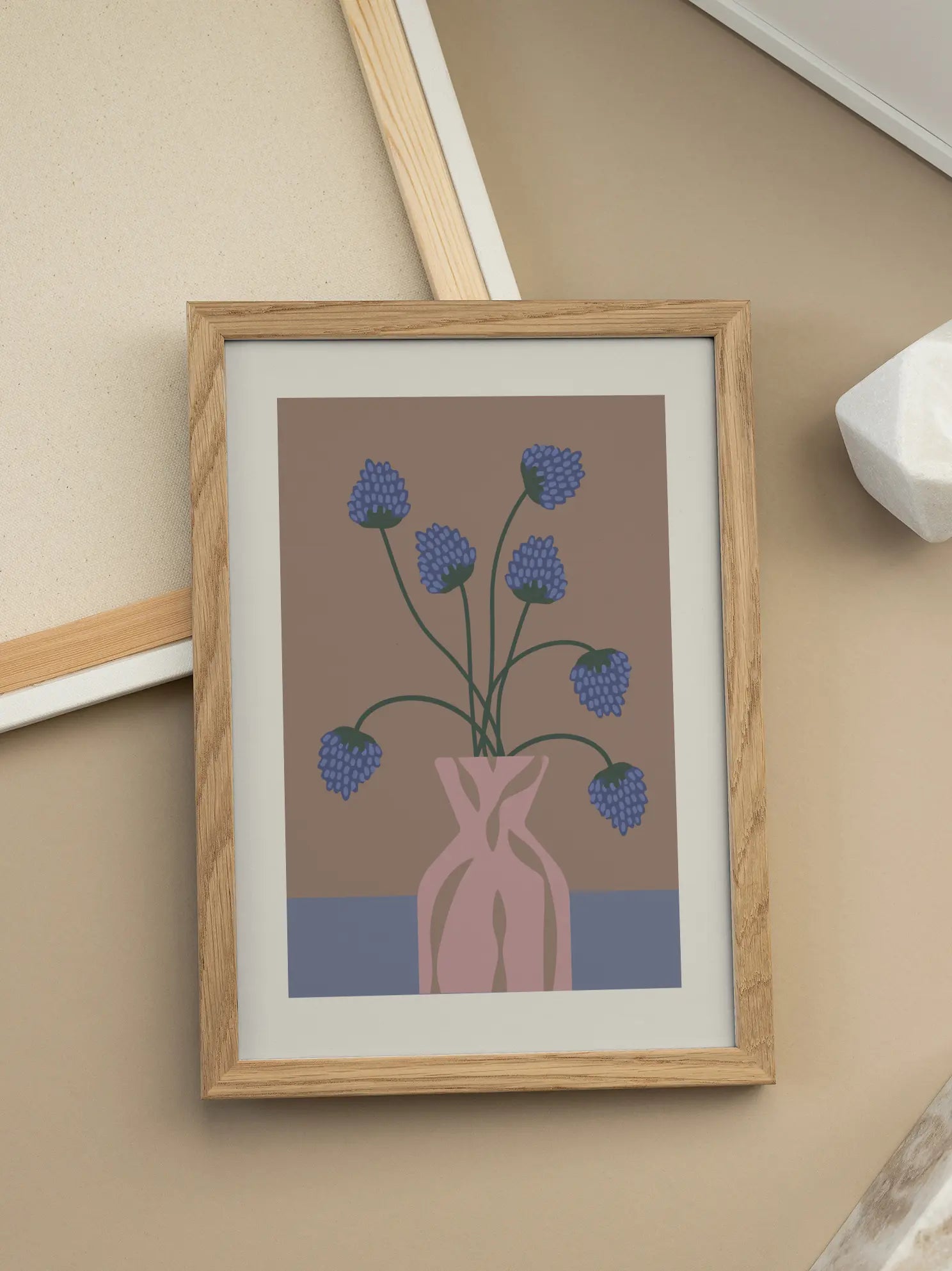 Purple Bunch Poster