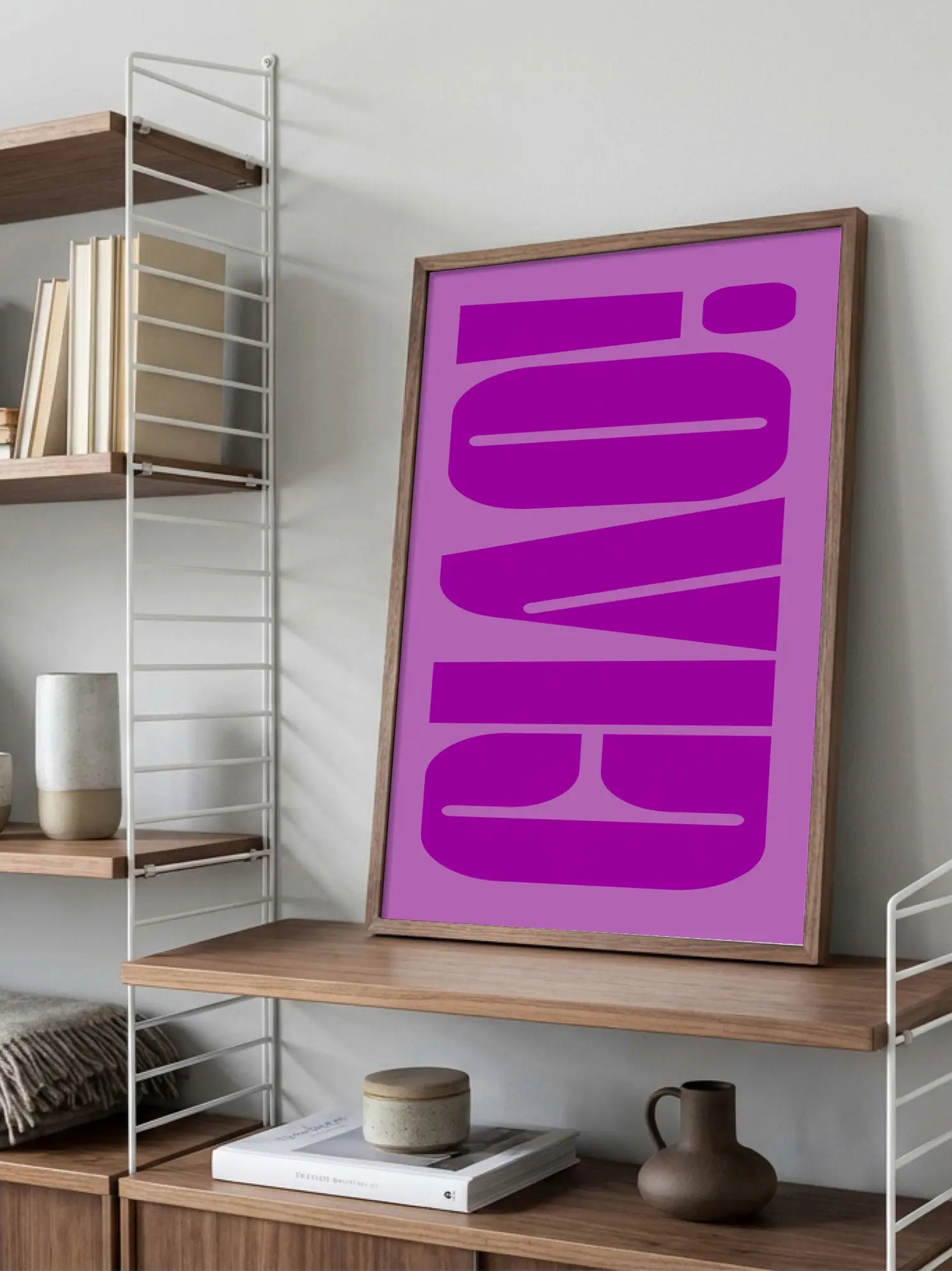 Purple Ciao Poster